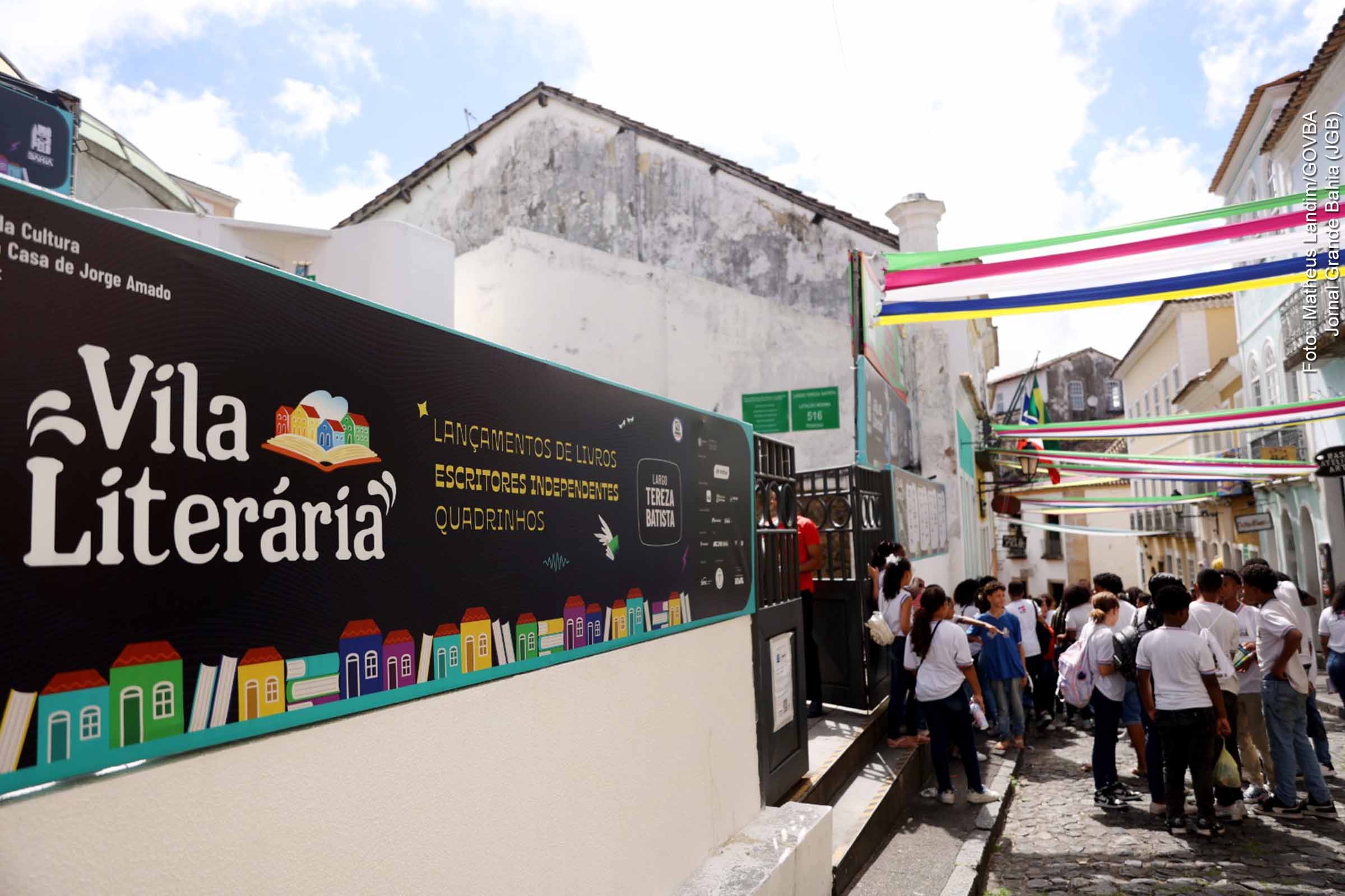 Governo do Estado impulsiona literatura e cultura baiana na 9ª Flipelô, maior festa literária de Salvador.