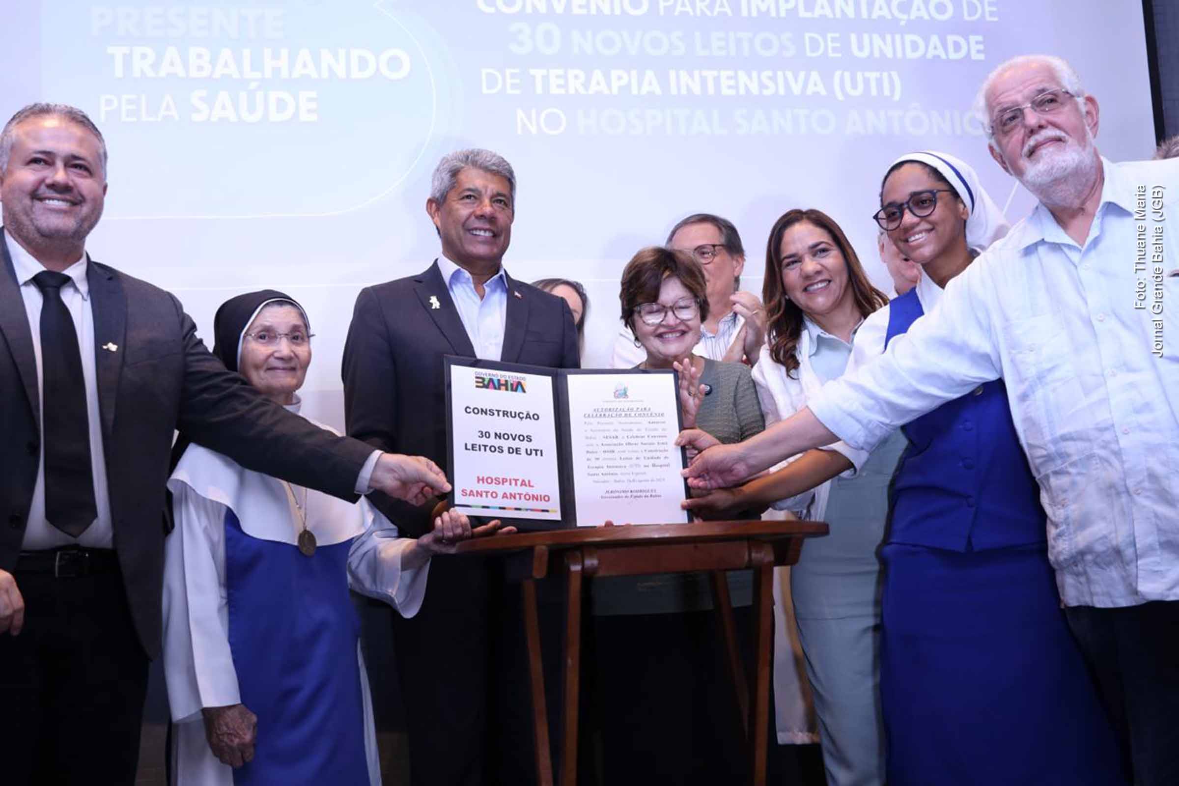 Governador Jerônimo autoriza investimento de R$ 14,4 milhões para dobrar leitos de UTI nas Obras Sociais Irmã Dulce