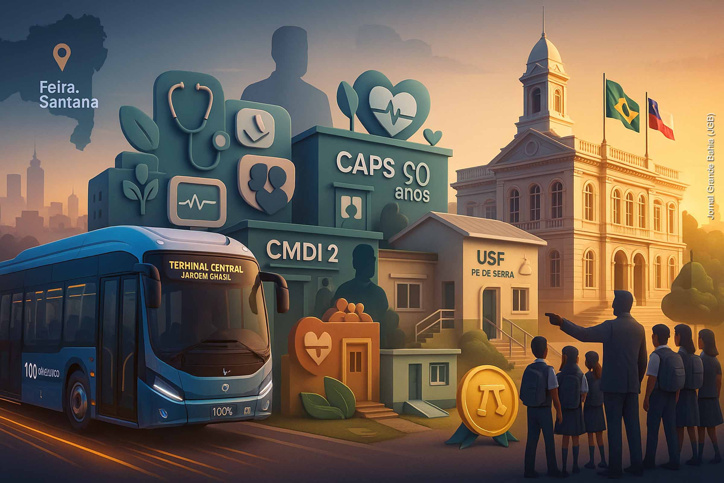 Governo Ronaldo destaca avanço em mobilidade, saúde e educação com novos projetos e inaugurações em Feira de Santana