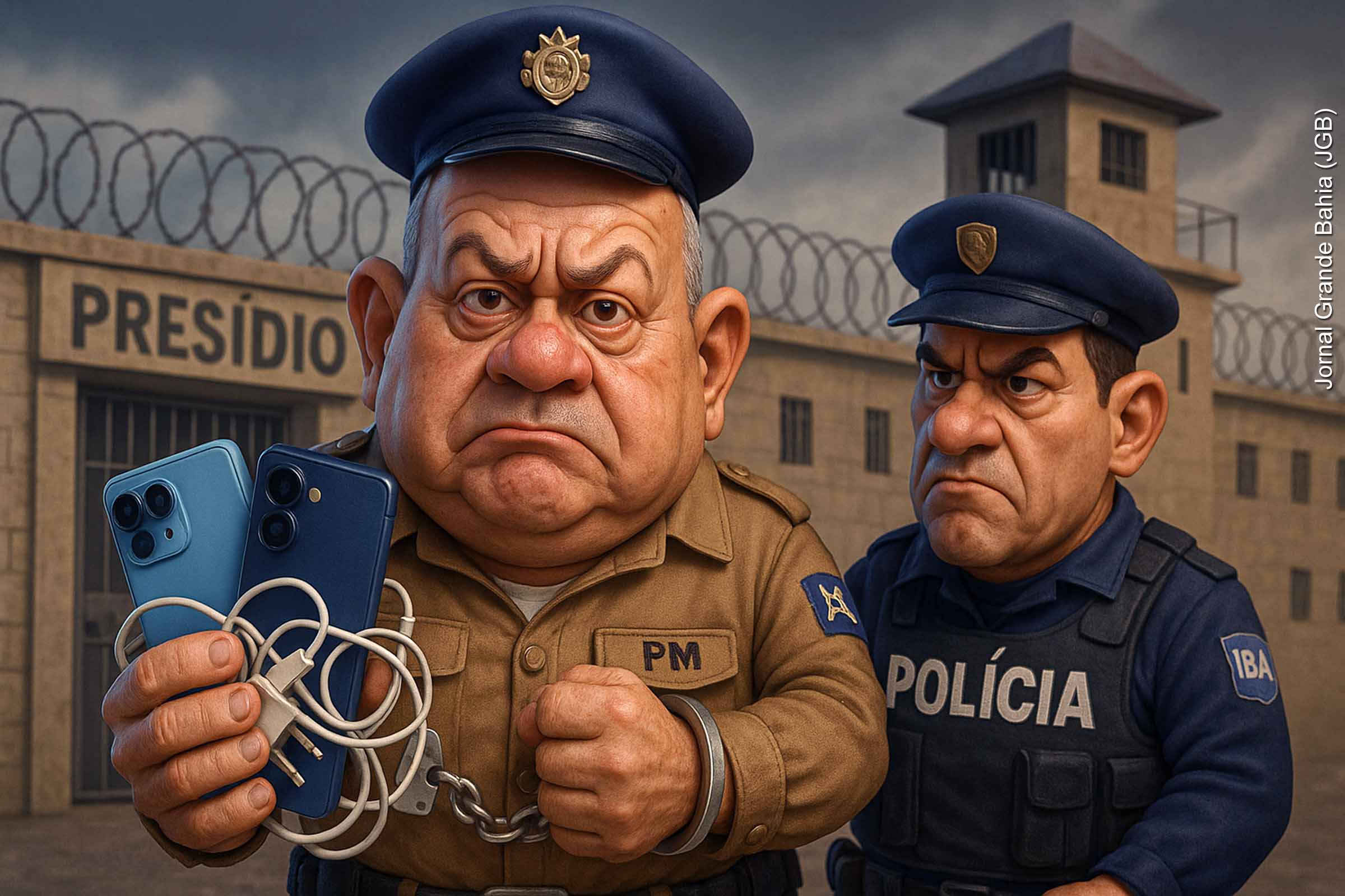 Major ex-motorista de ACM é preso ao tentar entrar com celulares em presídio de Salvador