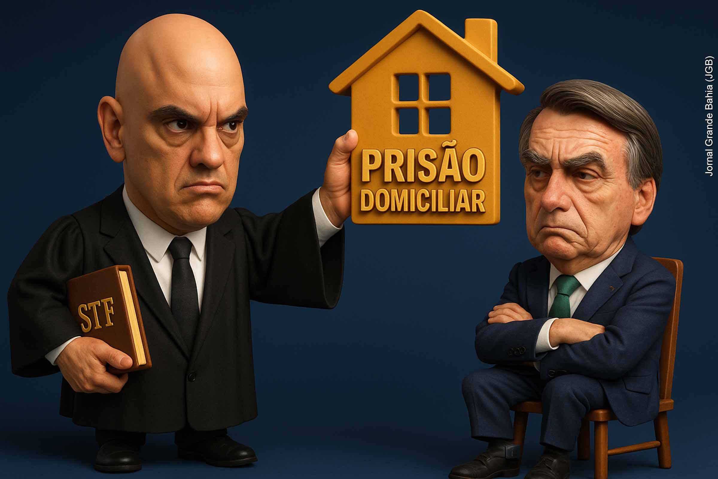 Ministro Alexandre de Moraes decreta prisão domiciliar do ex-presidente Jair Bolsonaro por descumprimento de medidas cautelares