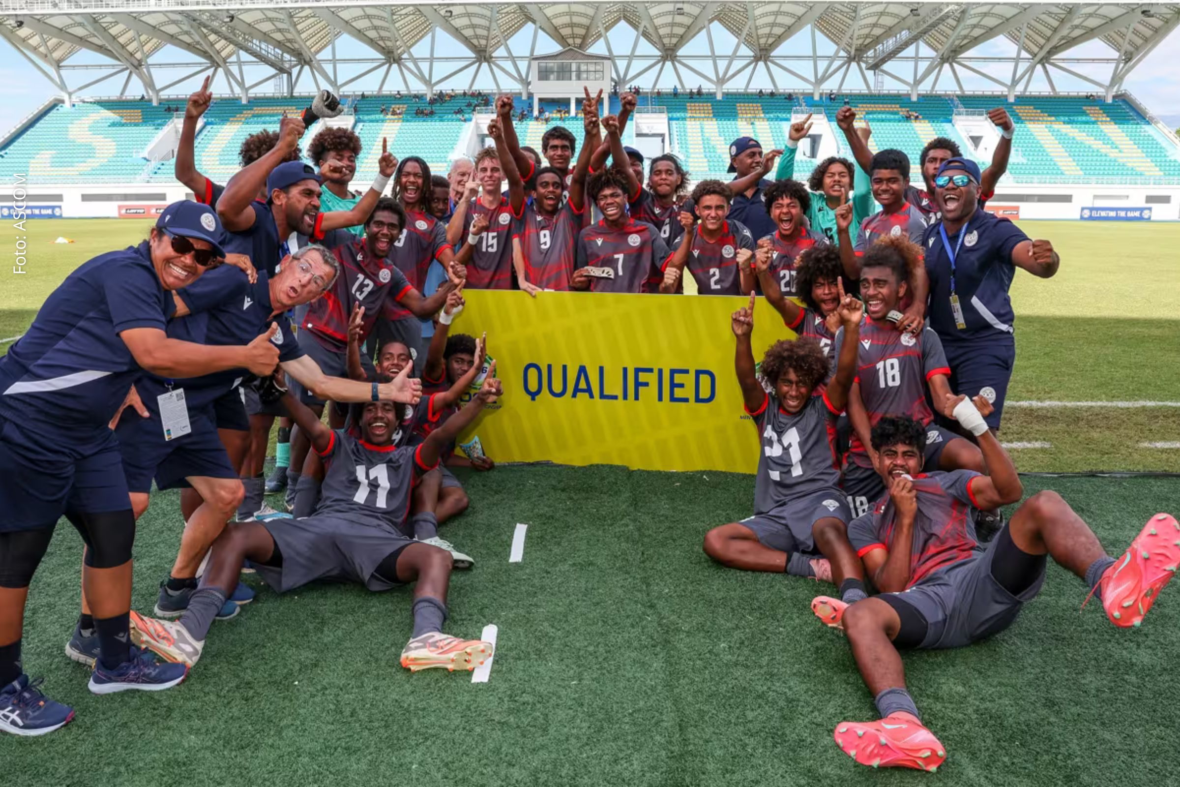 Dupla da Oceania se classifica após semifinais do Campeonato Sub-16 Masculino da OFC nas Ilhas Salomão.