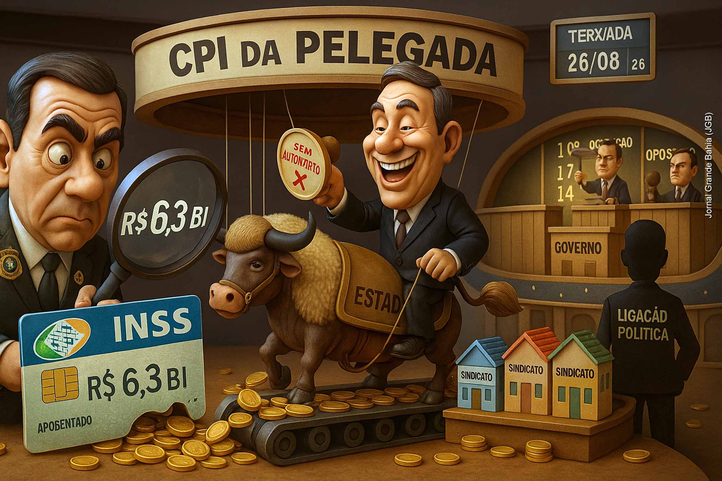 Polícia Federal e CGU revelam fraude de R$ 6,3 bilhões em aposentadorias; Congresso instala CPI sob comando da oposição, com foco em entidades sindicais e ligação política sensível.