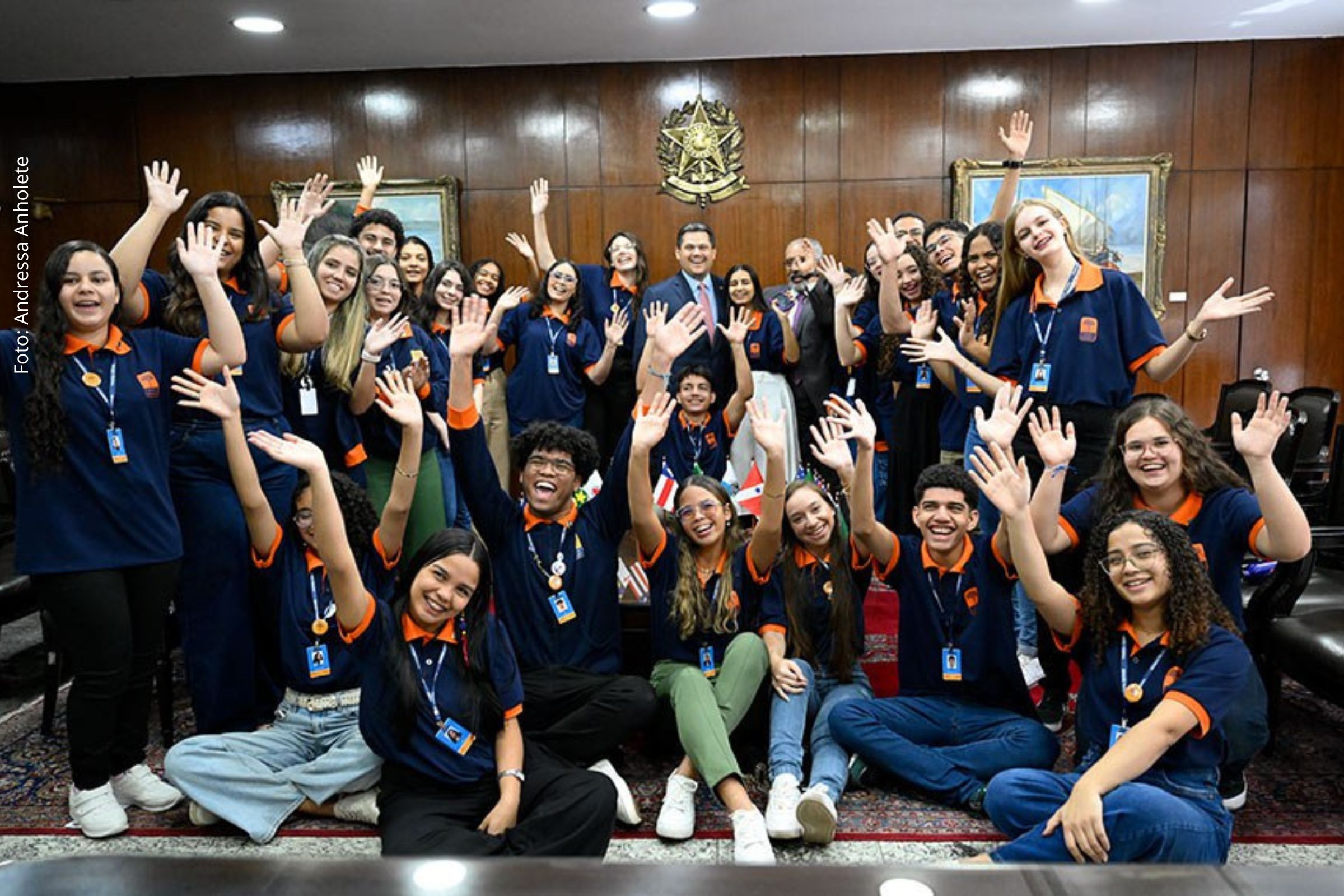 Presidente do Senado destaca importância da participação política de jovens no Programa Jovem Senador