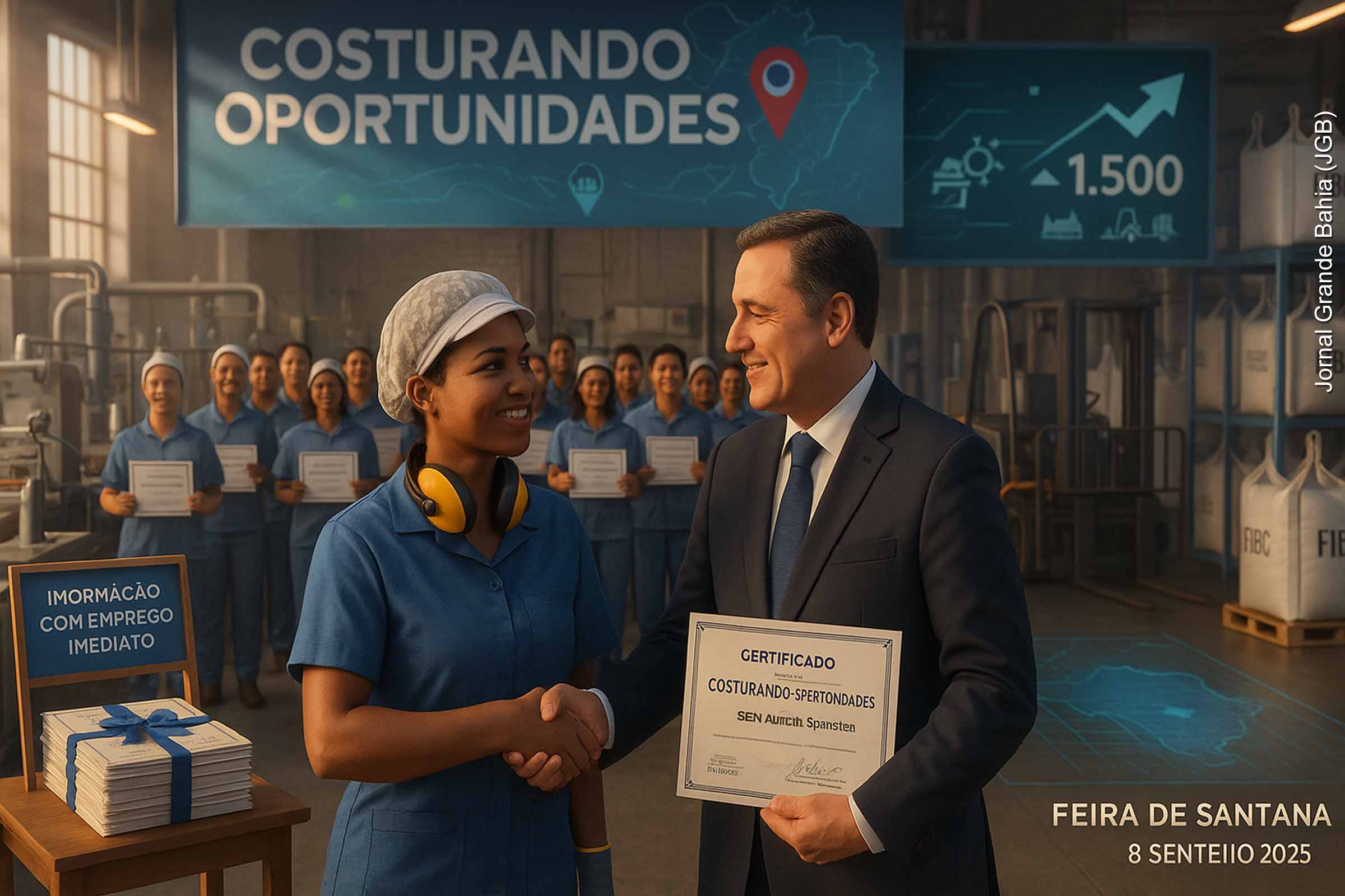 Projeto “Costurando Oportunidades” impulsiona qualificação profissional e geração de empregos em Feira de Santana