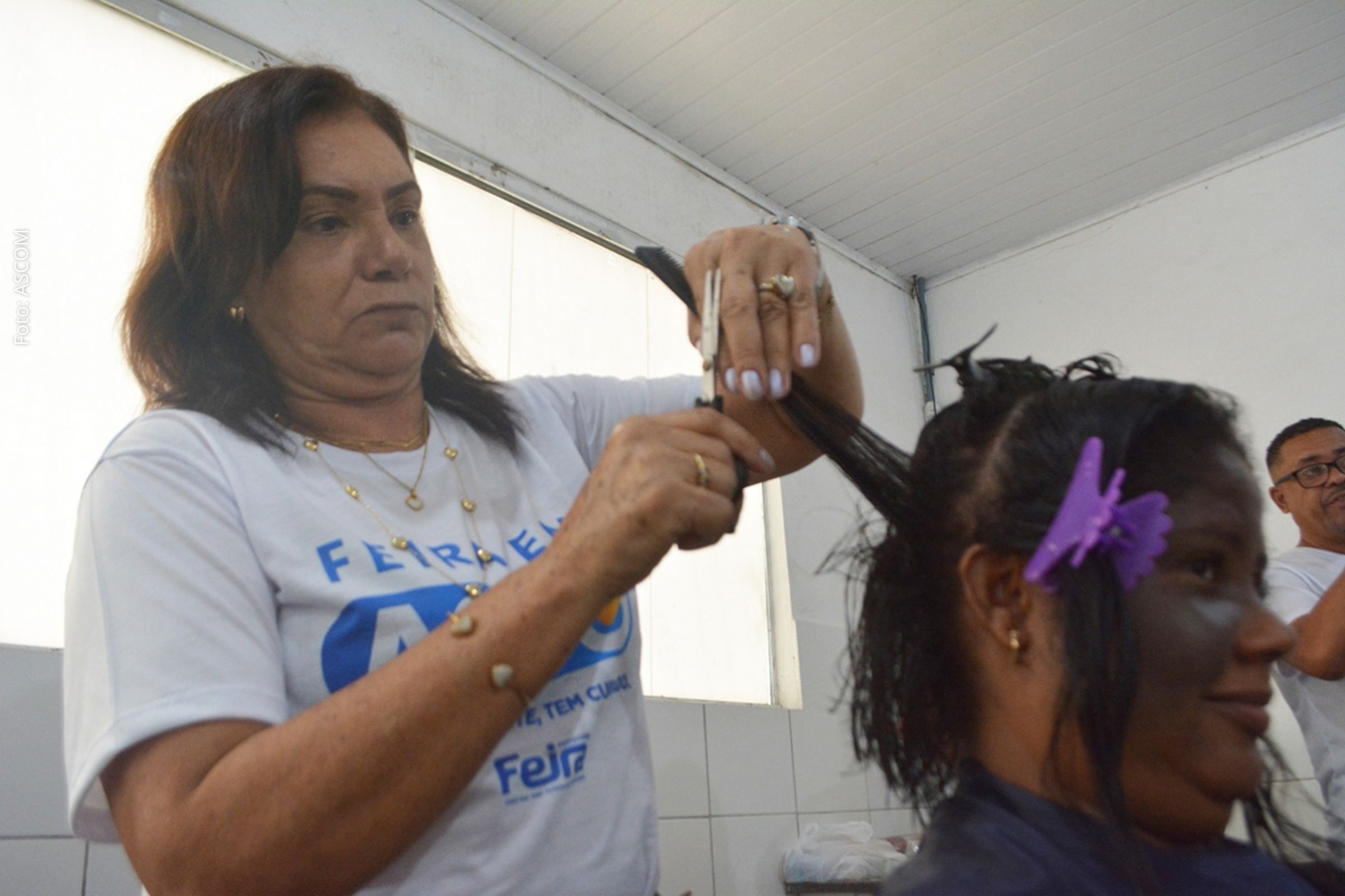 Mutirão de saúde mobilizou moradores no sábado e domingo (16 e 17/08/2025).