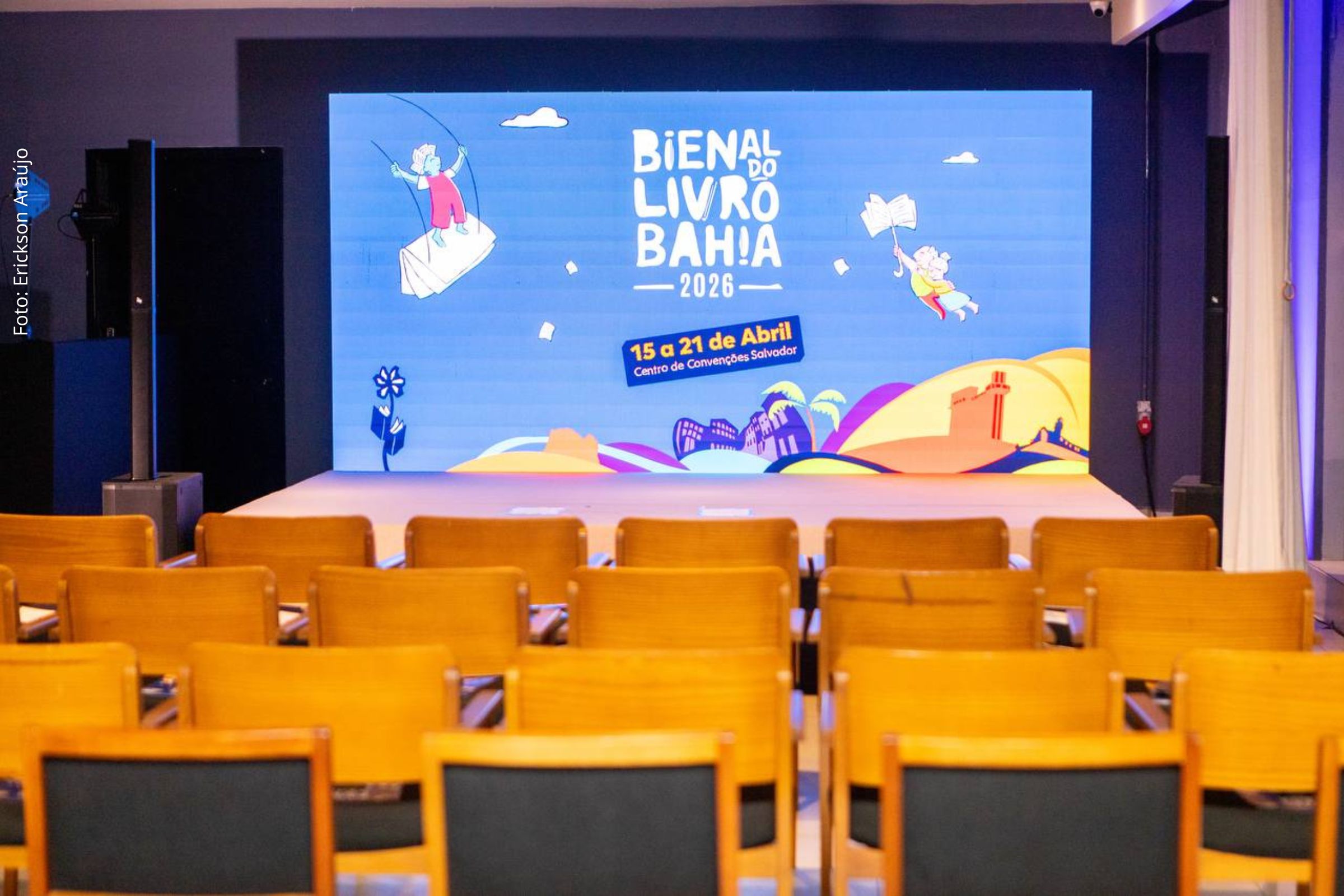 Evento será realizado em Salvador entre 15 e 21 de abril, com maior programação da história e foco na democratização do acesso à leitura.