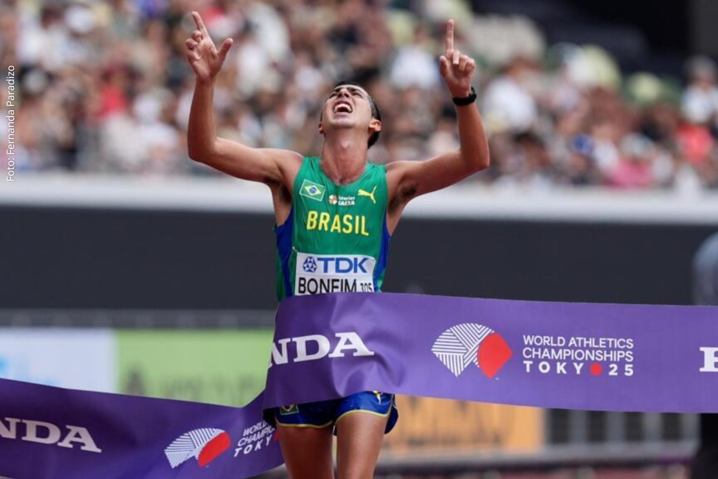 Brasileiro vence prova dos 20 km no Mundial de Atletismo e amplia histórico de conquistas do país na modalidade.