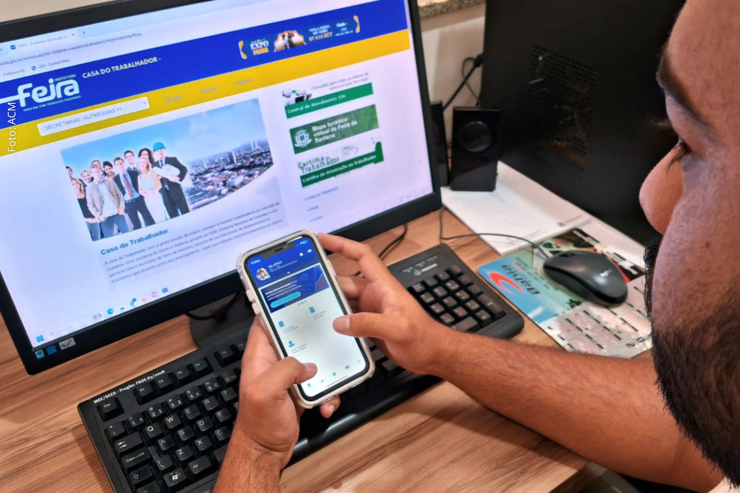 Casa do Trabalhador oferece 212 vagas em Feira de Santana; Atakarejo lidera contratações