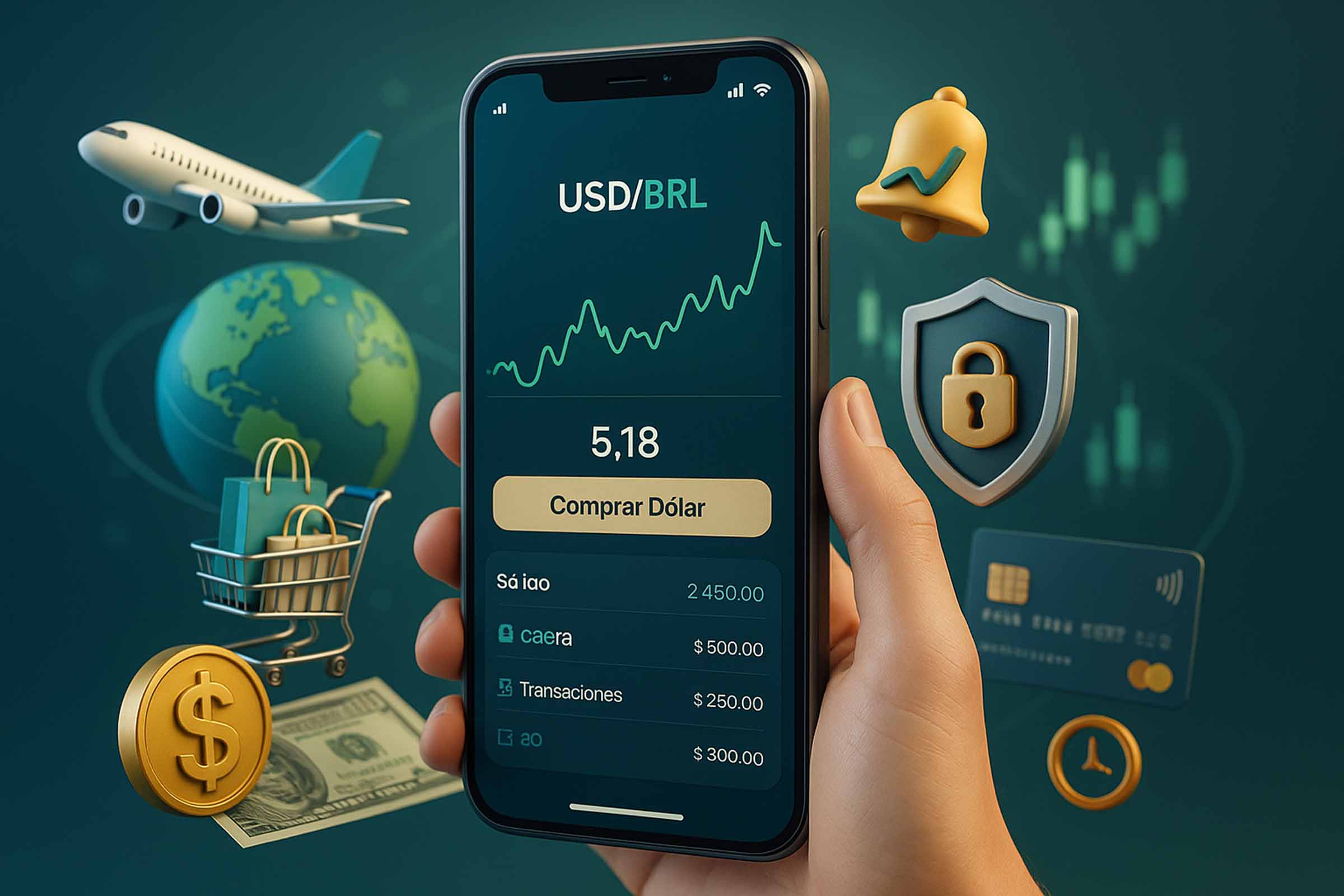 Com o avanço das viagens ao exterior e das compras internacionais, os brasileiros encontram nos aplicativos de câmbio uma forma prática e segura de comprar dólar pelo celular, com cotação em tempo real, carteira digital integrada e histórico de transações. Essa solução tecnológica garante conveniência, elimina a burocracia das casas de câmbio físicas e amplia a autonomia financeira no dia a dia.