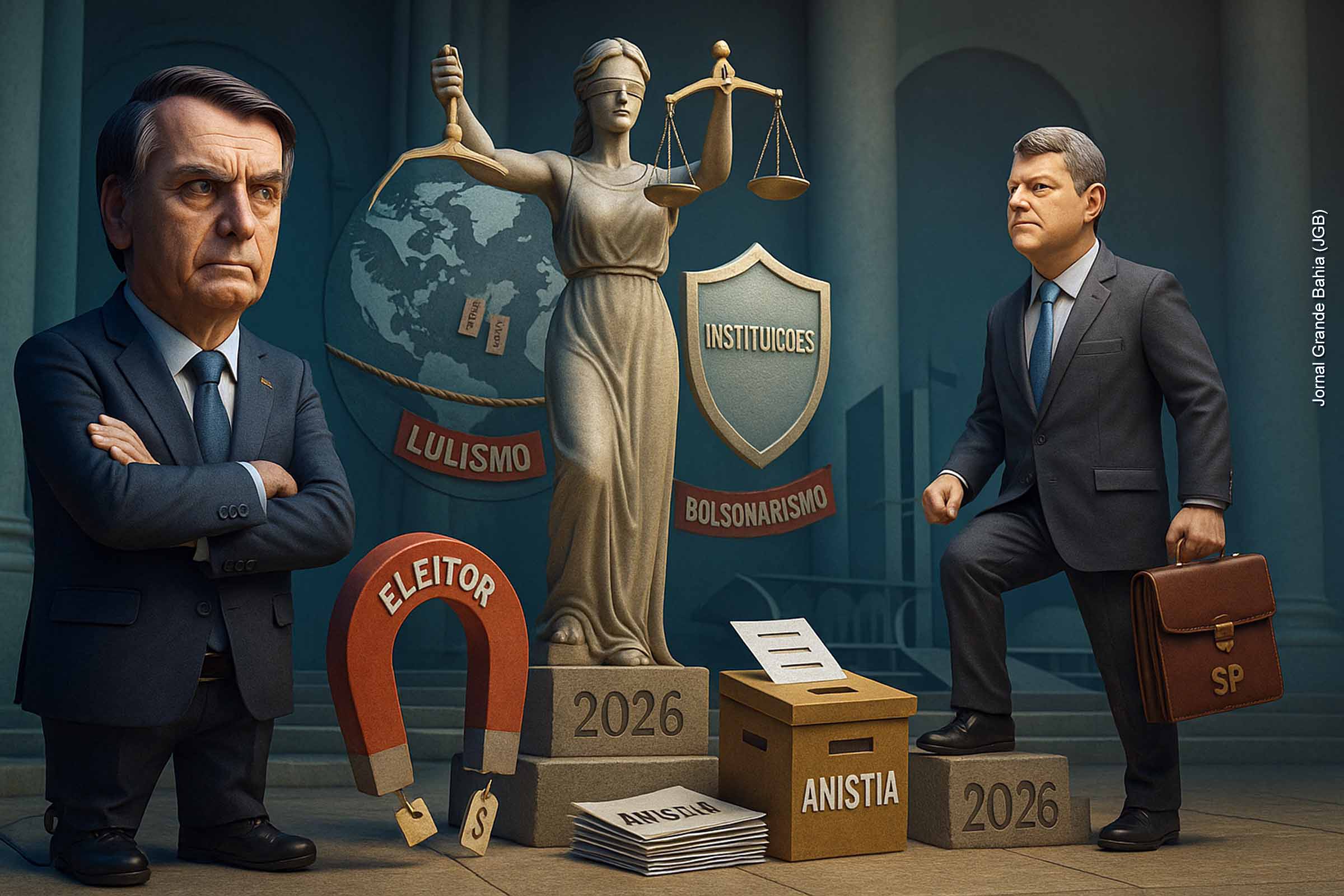 Condenação de Jair Bolsonaro redefine cenário político e fortalece Tarcísio de Freitas para Eleições 2026