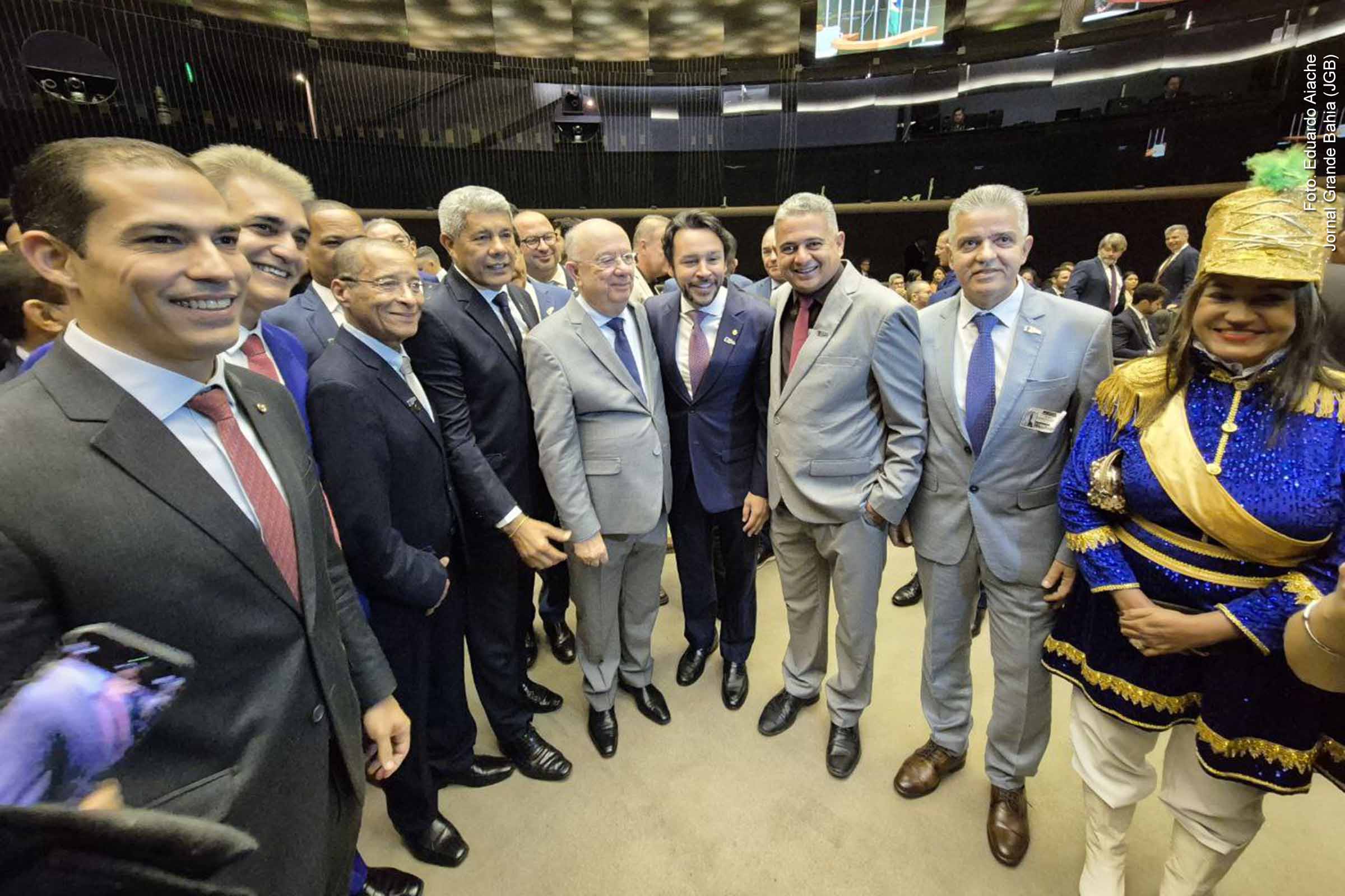 Dia de Feira de Santana na Câmara dos Deputados reúne Jerônimo Rodrigues, José Ronaldo e Zé Neto.