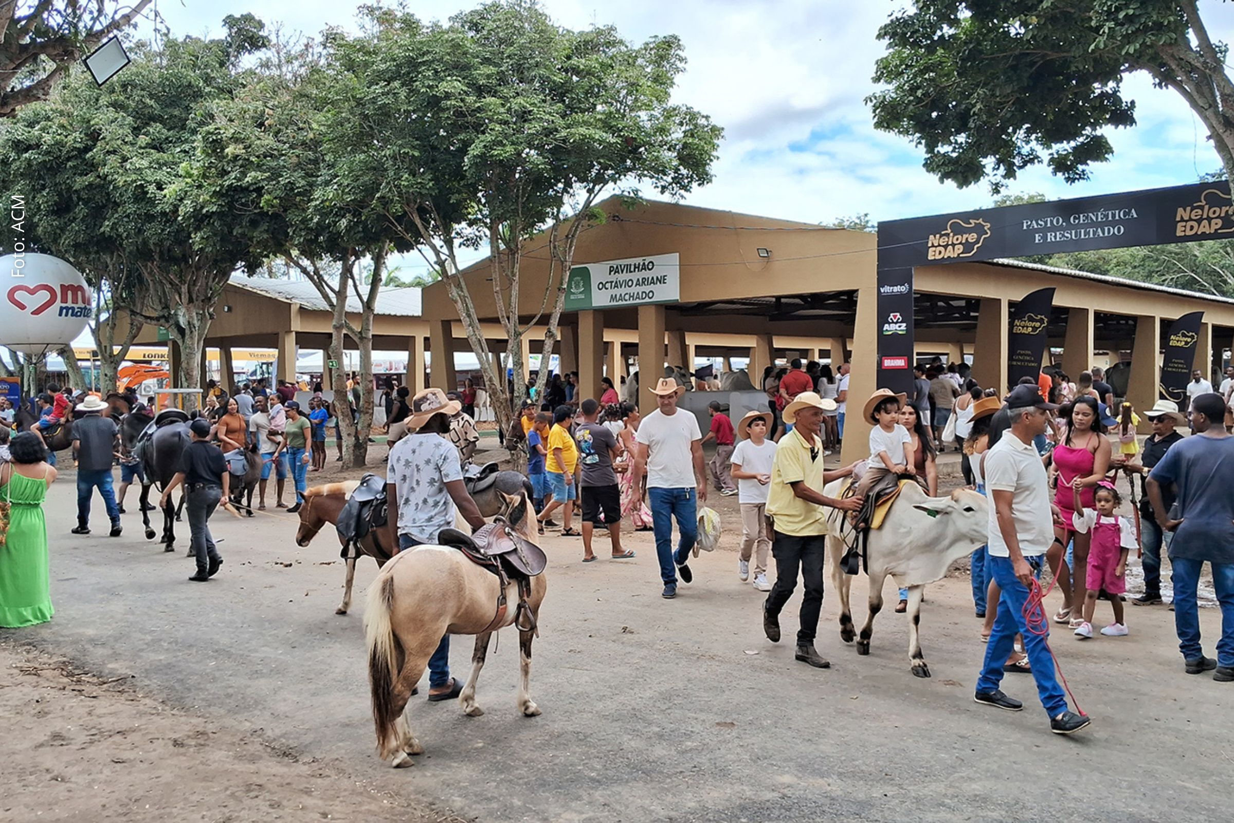 Evento reúne negócios, exposição de animais e atrações culturais no Parque de Exposições João Martins da Silva.