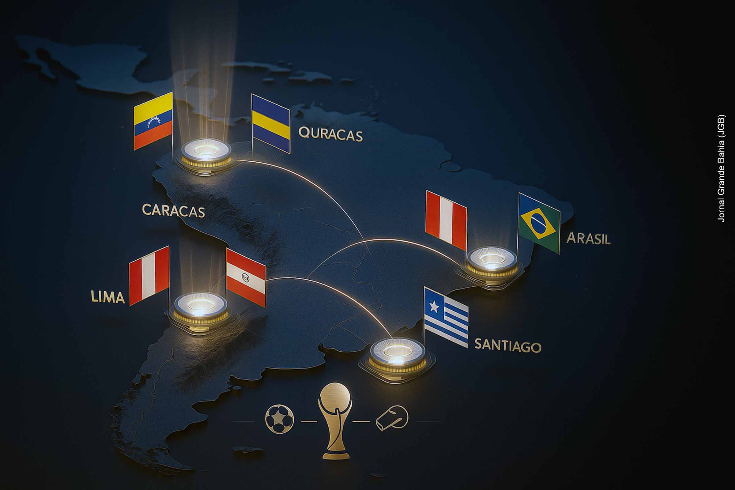 As Eliminatórias CONMEBOL 2026 chegam ao fim neste domingo (09/09/2025) com cinco confrontos decisivos. Argentina, Brasil, Uruguai e Colômbia tentam confirmar favoritismo, enquanto Equador, Venezuela e Peru buscam surpreender em casa. Os jogos definem vagas diretas e repescagem, reforçando o caráter equilibrado do torneio e a importância do fator local nas campanhas sul-americanas.