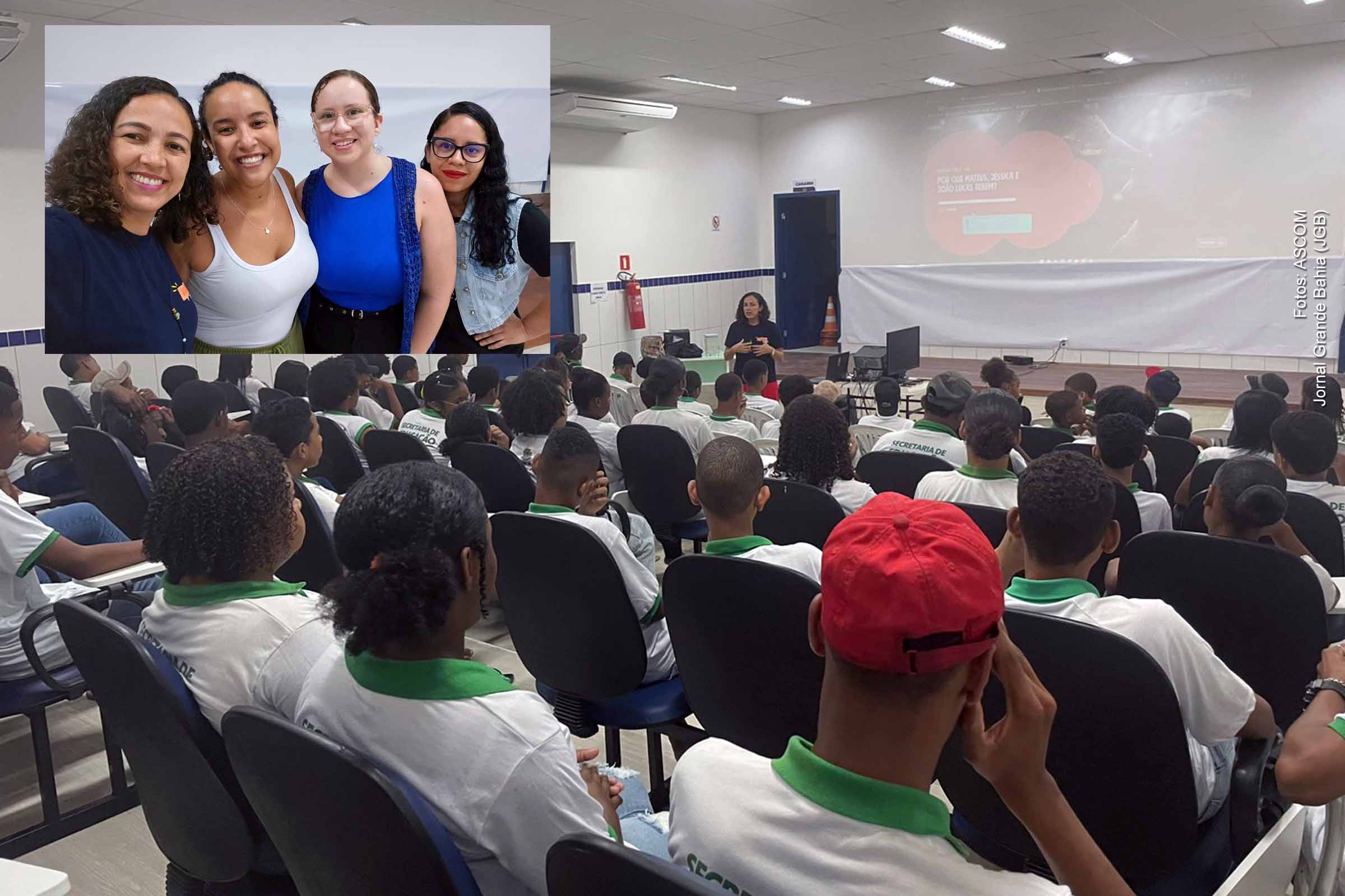 Na terça-feira (16/09/2025), estudantes da Escola Municipal Dr. Colbert Martins da Silva, em Jaguara, Feira de Santana, participaram da palestra “Álcool e Adolescência”, ministrada pela psicóloga Daiana Santos em parceria com o Instituto Aliança. A atividade, organizada pela pedagoga Paula Karoline, buscou conscientizar jovens sobre os riscos do consumo precoce de álcool e reforçou o papel estratégico da escola pública na promoção da saúde preventiva.
