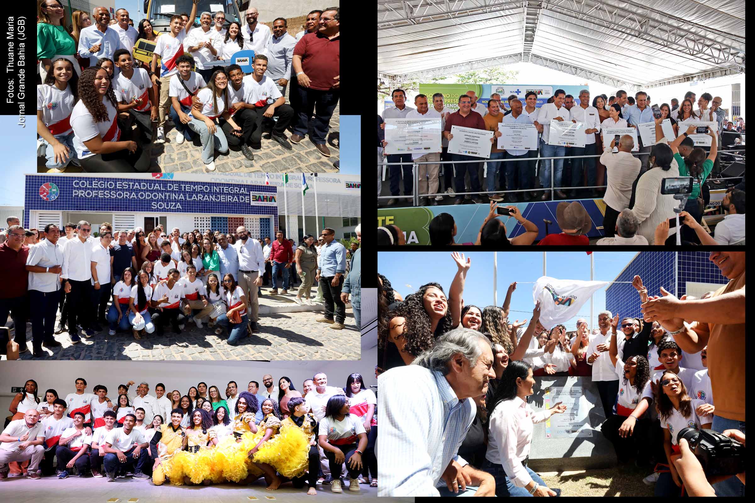 Governador Jerônimo Rodrigues inaugura maior colégio de Ibotirama, primeira escola indígena de tempo integral e anuncia pacote de obras em educação, infraestrutura e agricultura familiar