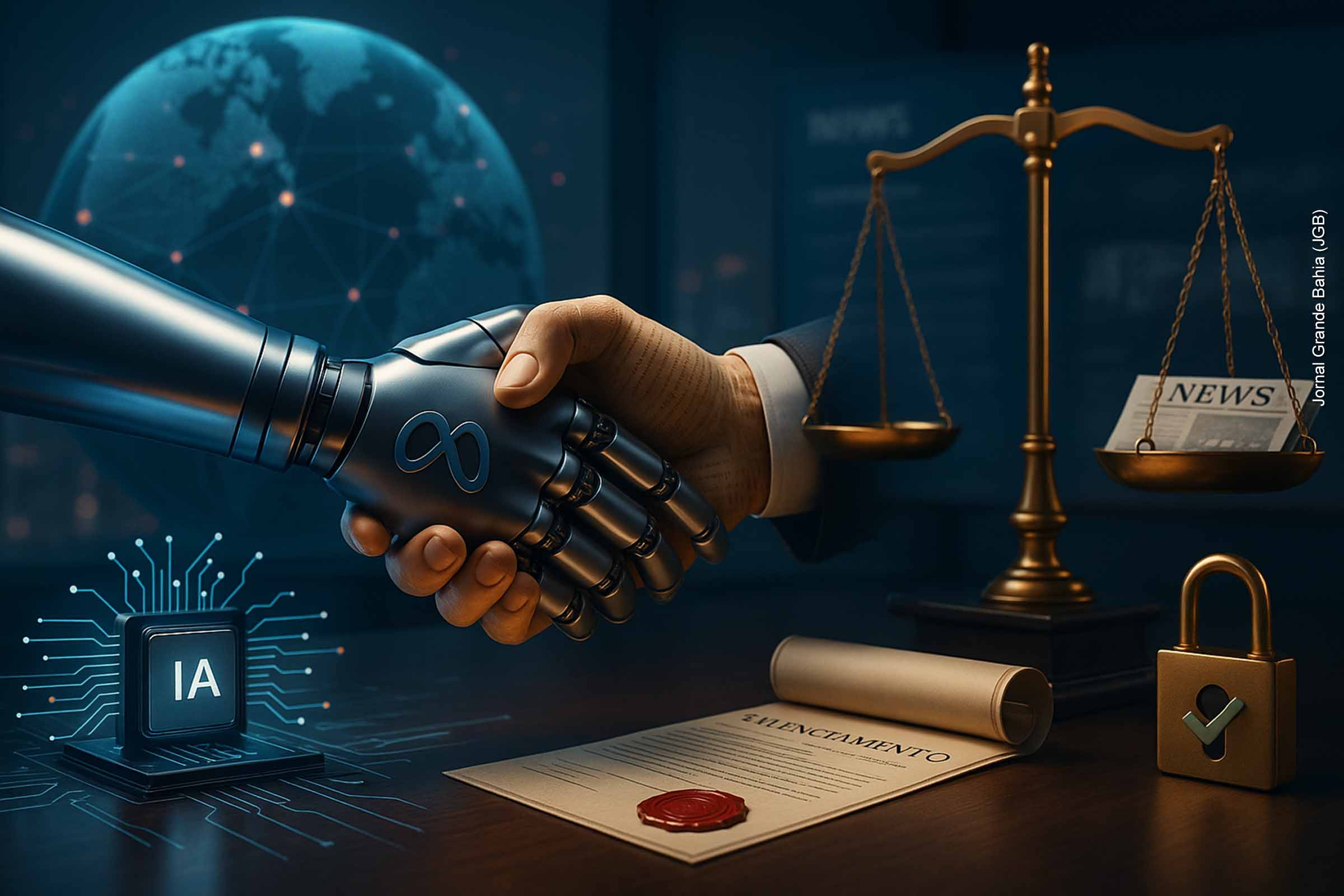 Meta negocia licenciamento de notícias para inteligência artificial, diz WSJ