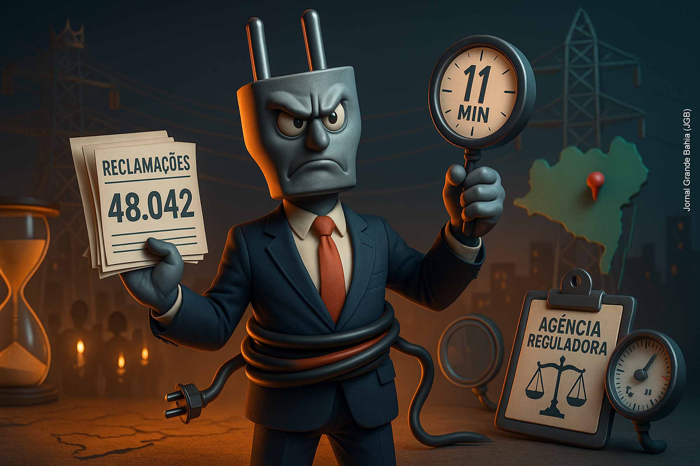 A cada 11 minutos, um cliente recorreu a canais de denúncia contra a Neoenergia.