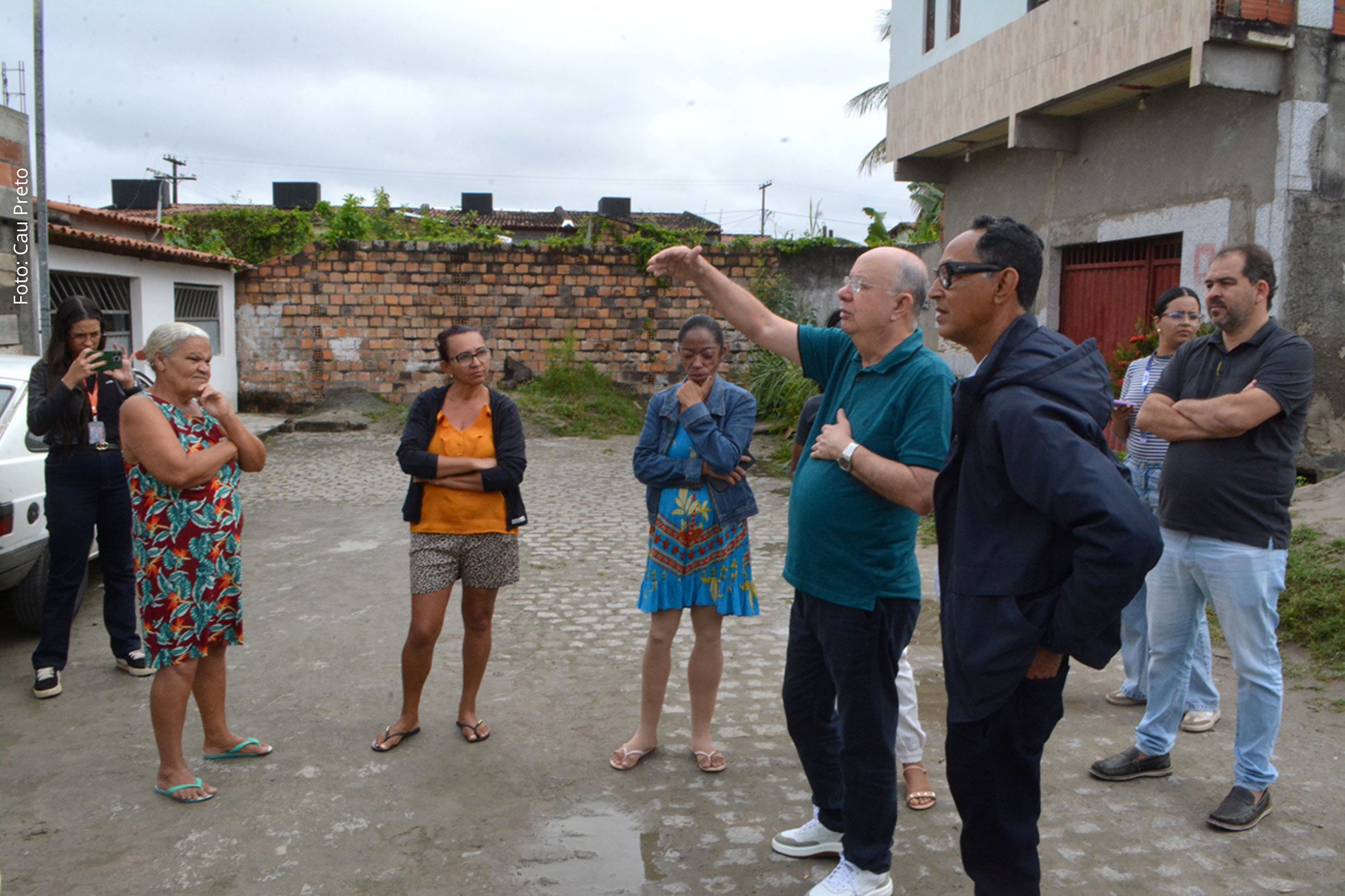 Gestão municipal estuda derivação de rede para reduzir impactos das chuvas no bairro Tomba.