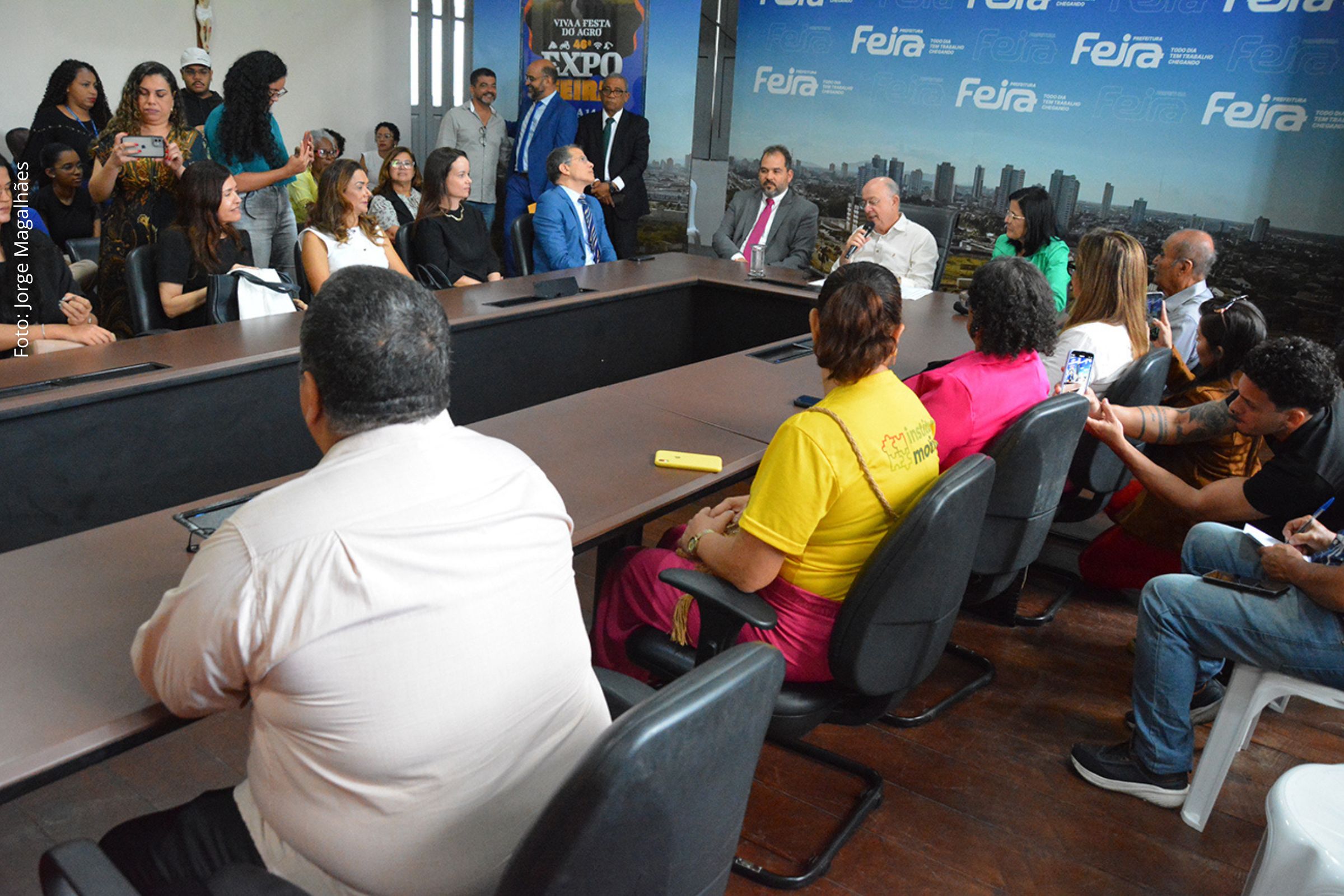 Solenidade no Paço Municipal Maria Quitéria marcou a posse de representantes governamentais e da sociedade civil para o COMAD.