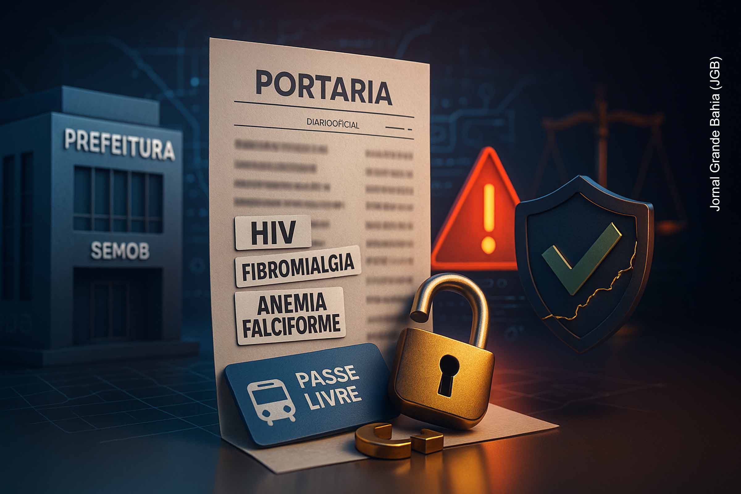 Falha em portaria expõe dados sensíveis de beneficiários do transporte coletivo de Feira de Santana.