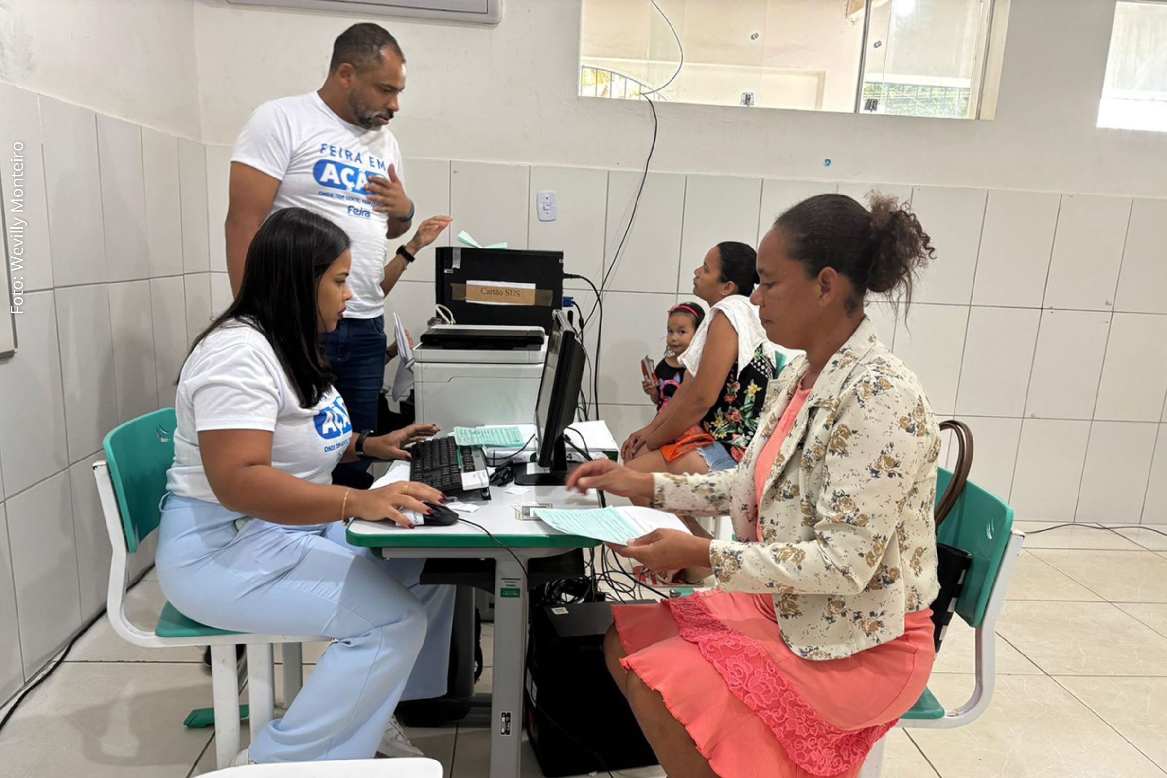 Programa Feira em Ação disponibiliza serviços de saúde, cidadania e assistência social no Distrito de Humildes