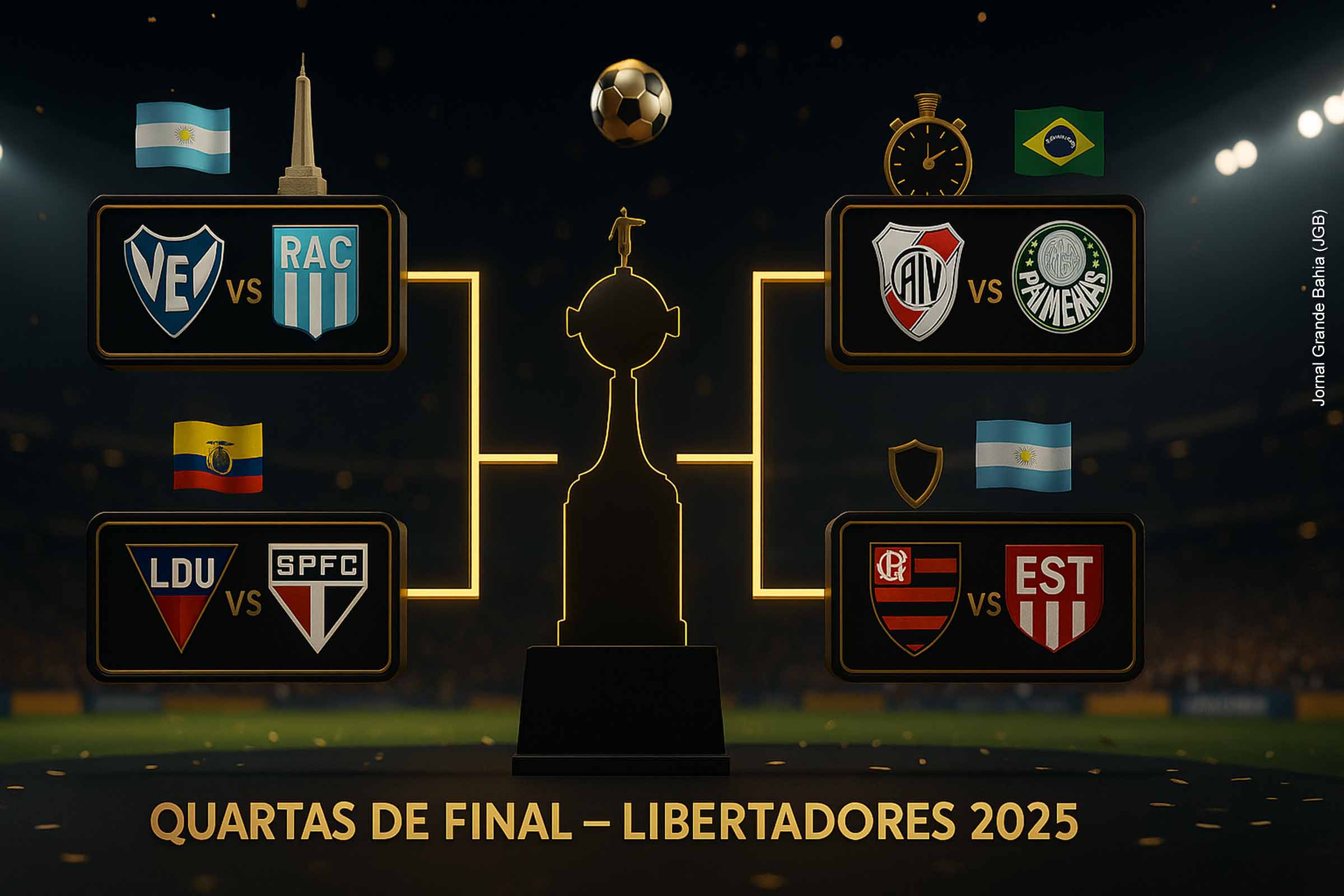 Libertadores 2025: Prévia das Quartas de Final promete duelos equilibrados e históricos