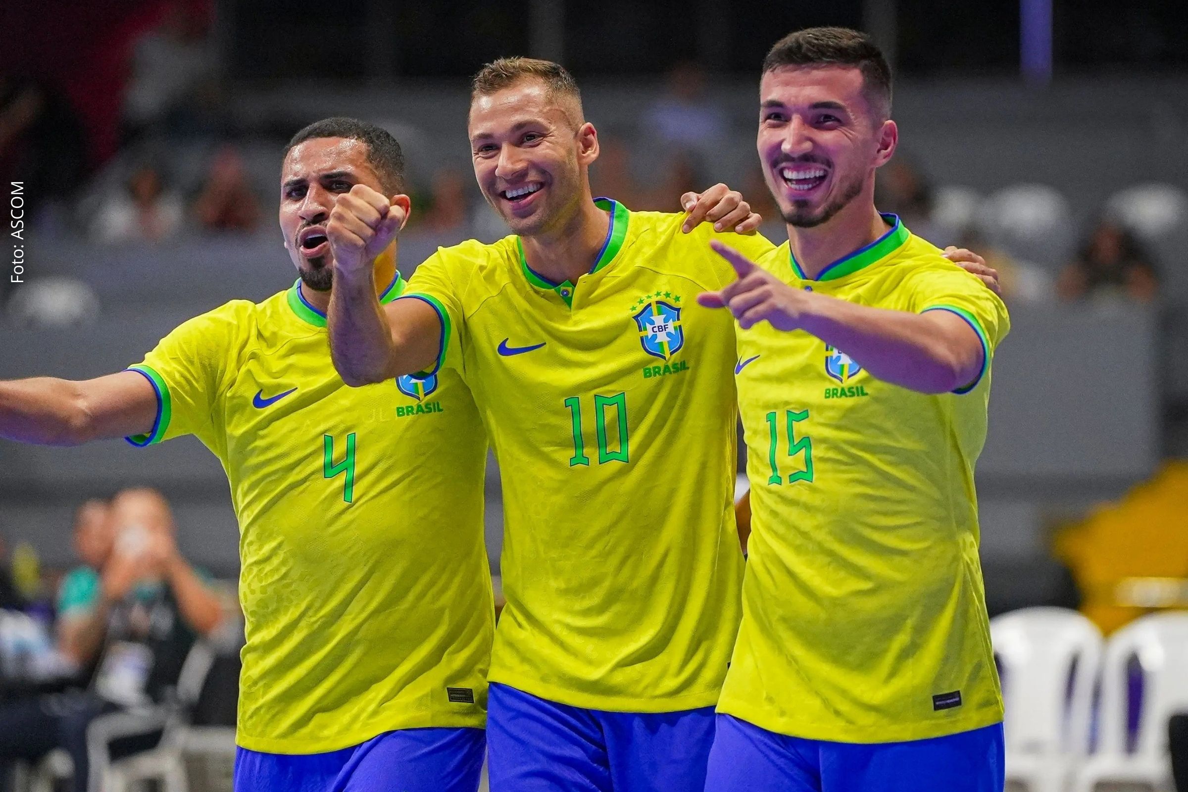Brasil estreia com vitória sobre Polônia e lidera Grupo A da Copa das Nações de Futsal 2025