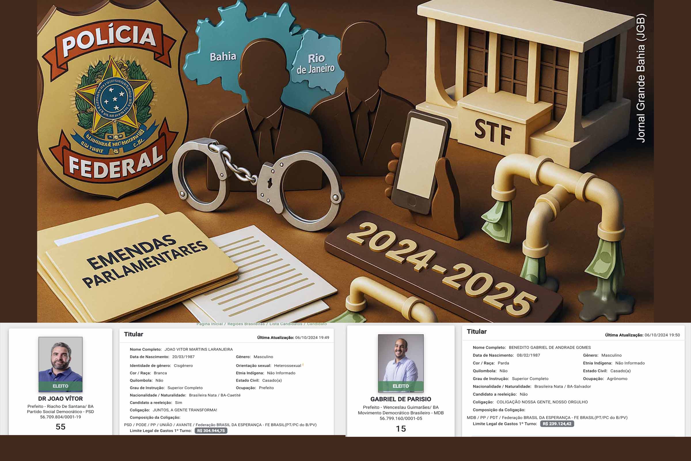 PF deflagra 7ª fase da Operação Overclean e afasta prefeitos na Bahia em investigação sobre corrupção e fraudes em contratos públicos