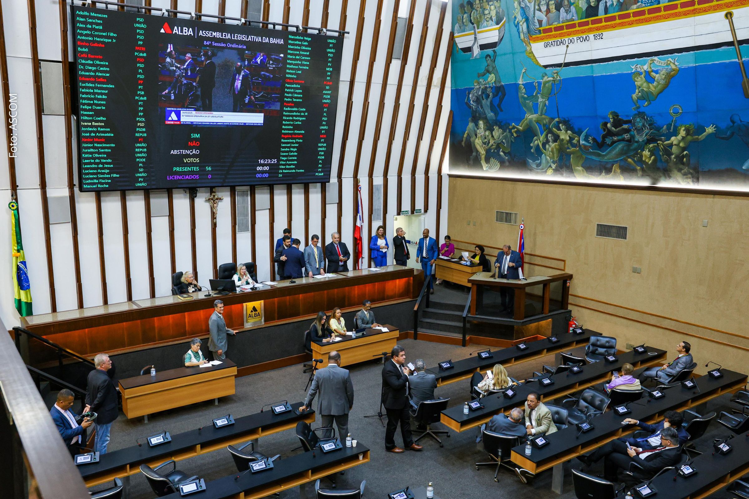 Assembleia Legislativa da Bahia aprova criação da Secretaria da Ponte Salvador-Itaparica e reajustes para servidores da ALBA, TCE e TCM