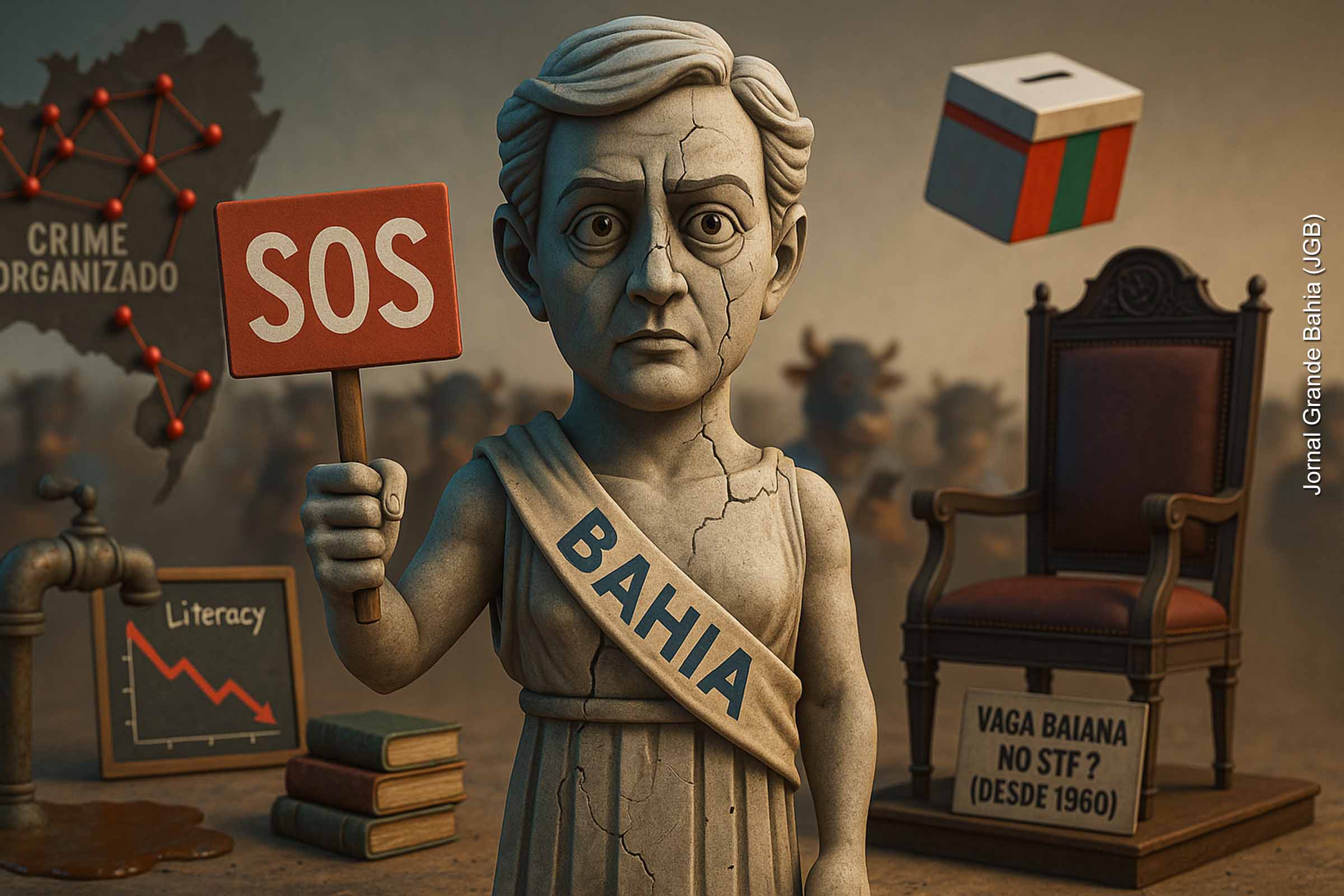 Bahia enfrenta crise social e política e clama por atenção nacional; Confira análise de Joaci Góes