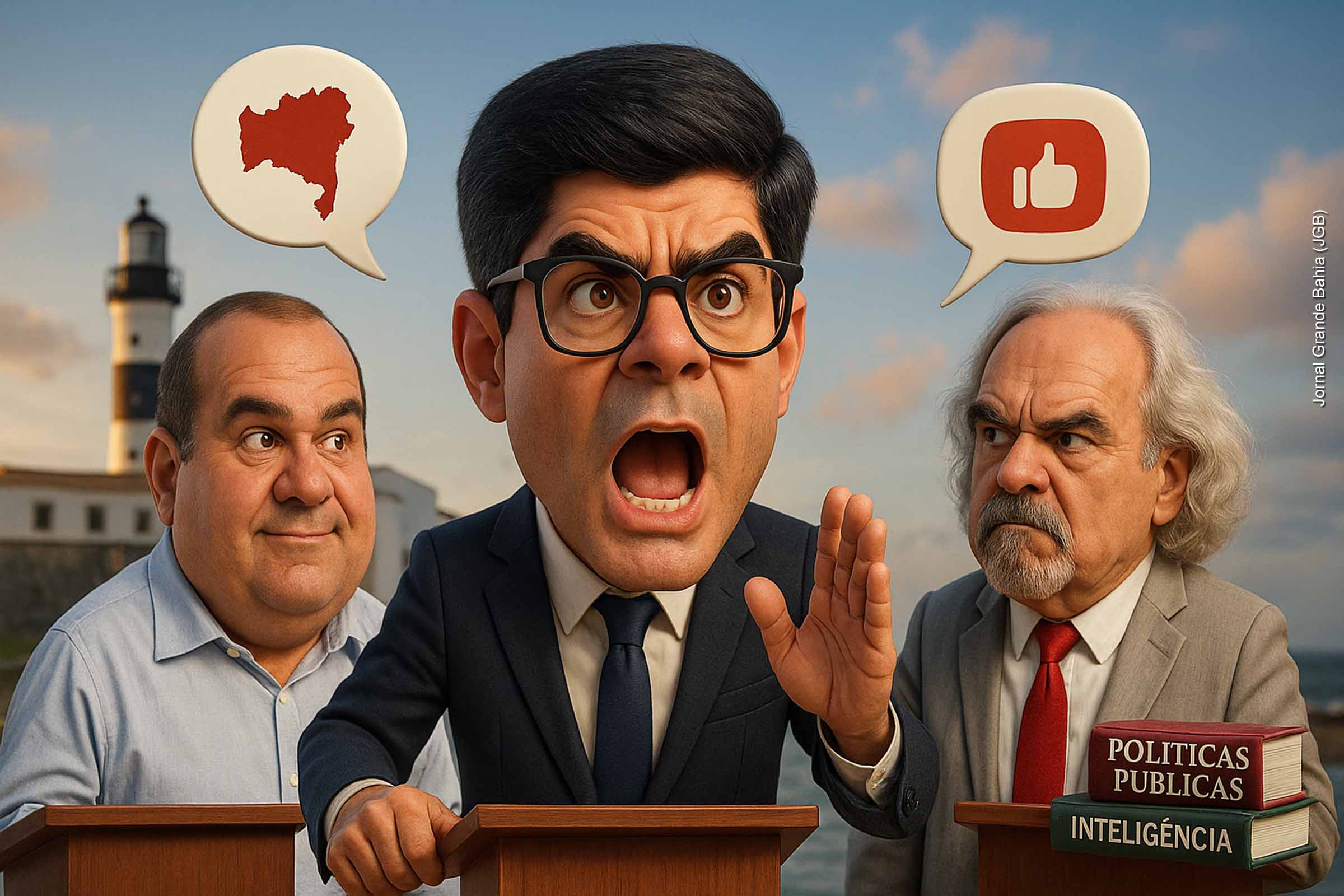 Deputado Marcelino Galo contesta críticas da oposição e ironiza ACM Neto em debate sobre segurança pública na Bahia