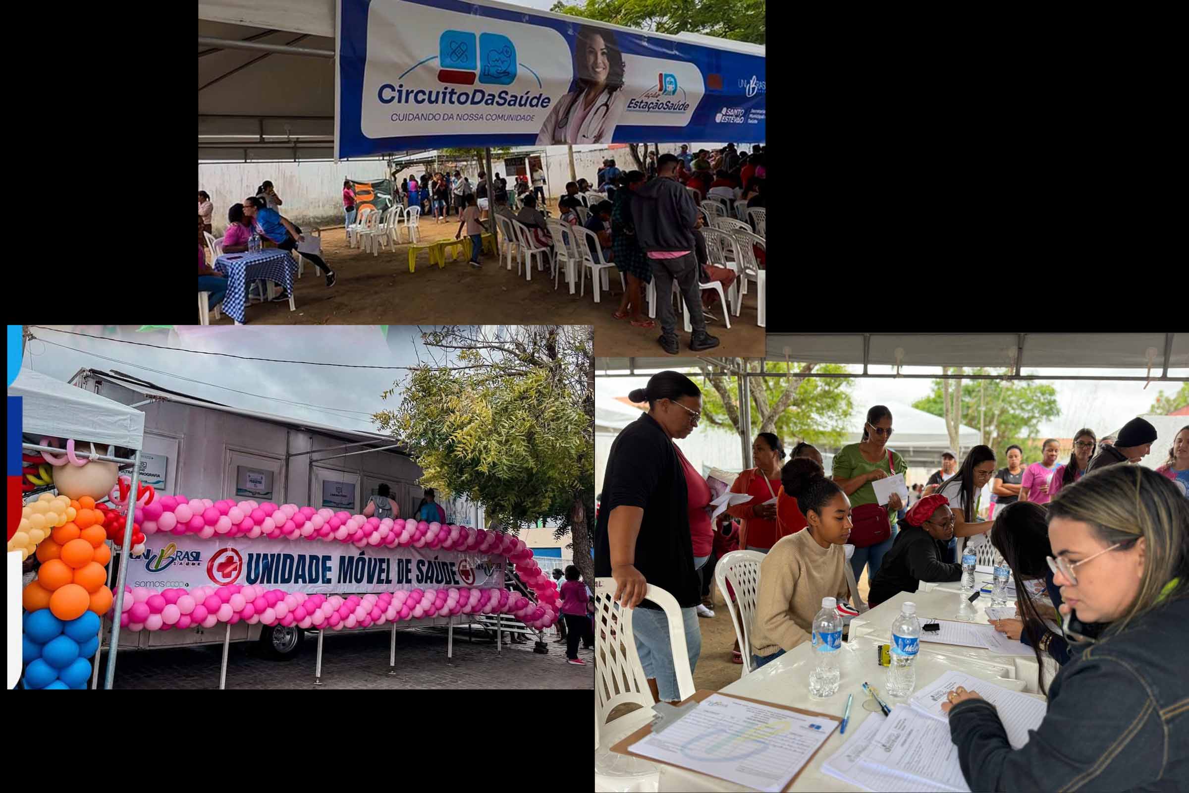 O Circuito da Saúde foi inaugurado nesta terça-feira (22/10/2025) em Lagoinha, Santo Estêvão, oferecendo atendimentos médicos, exames e ações sociais em parceria com a Unibrasil. A iniciativa, idealizada pela Secretaria de Saúde, visa ampliar o acesso da população aos serviços básicos e fortalecer o vínculo entre a gestão municipal e as comunidades.
