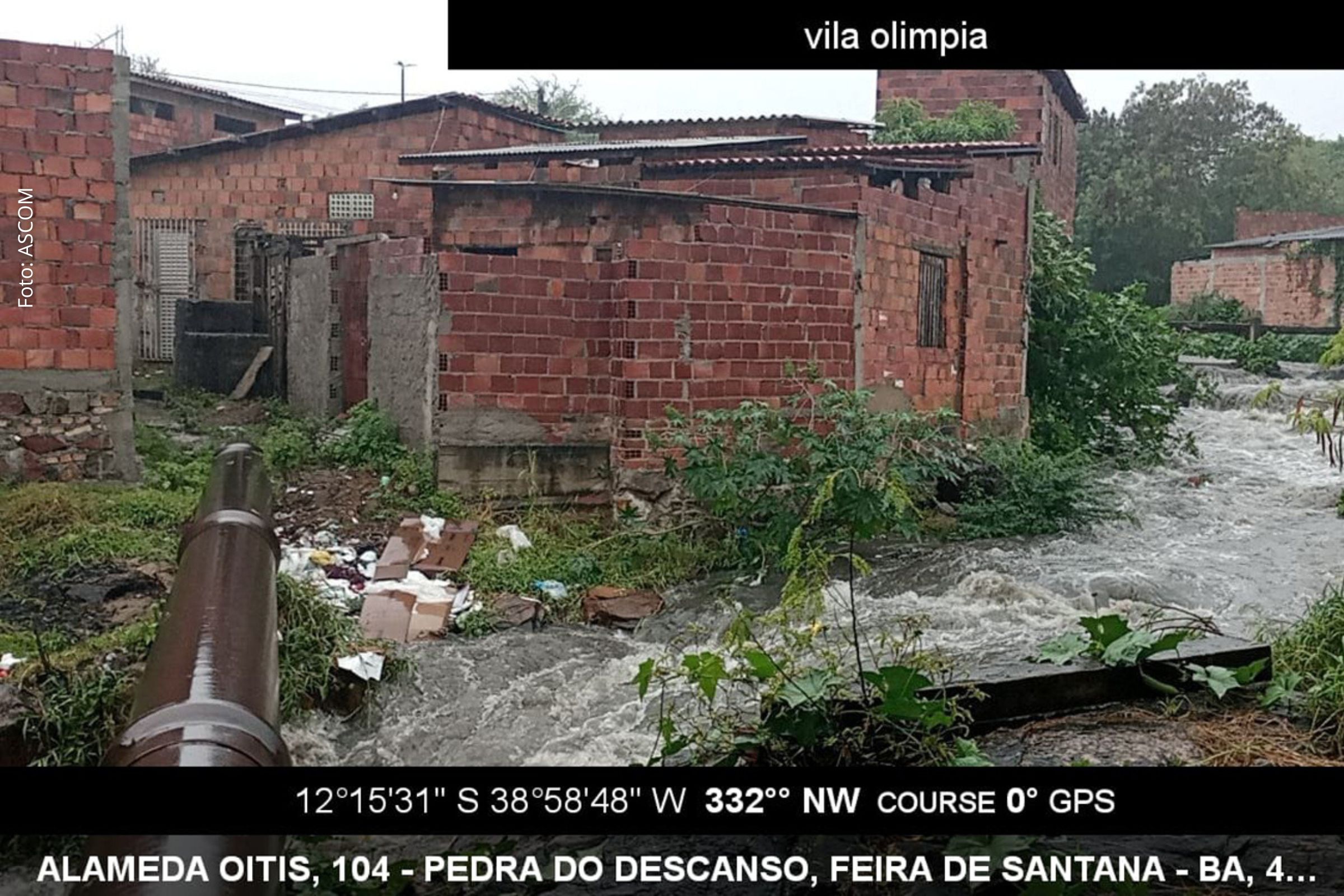 Defesa Civil intensifica monitoramento em áreas de risco durante período de chuvas em Feira de Santana