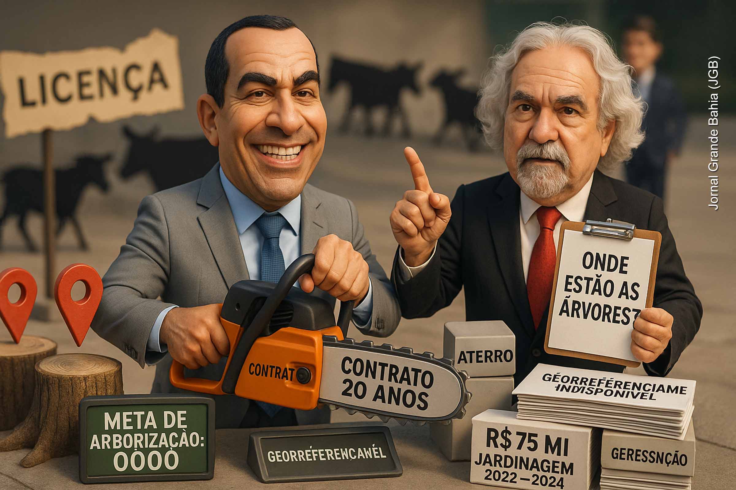 O deputado Marcelino Galo (PT) acusou Bruno Reis de adotar uma política ambiental “farsa”, com contratos milionários e ausência de resultados concretos. Criticou a renovação de acordos sob investigação, como o do Aterro Metropolitano, e questionou os R$ 75 milhões pagos à Eco Irrigação sem comprovação de plantio. Para ele, Salvador segue o modelo “passar a boiada”, herdado do governo Bolsonaro, priorizando o concreto em detrimento da natureza.
