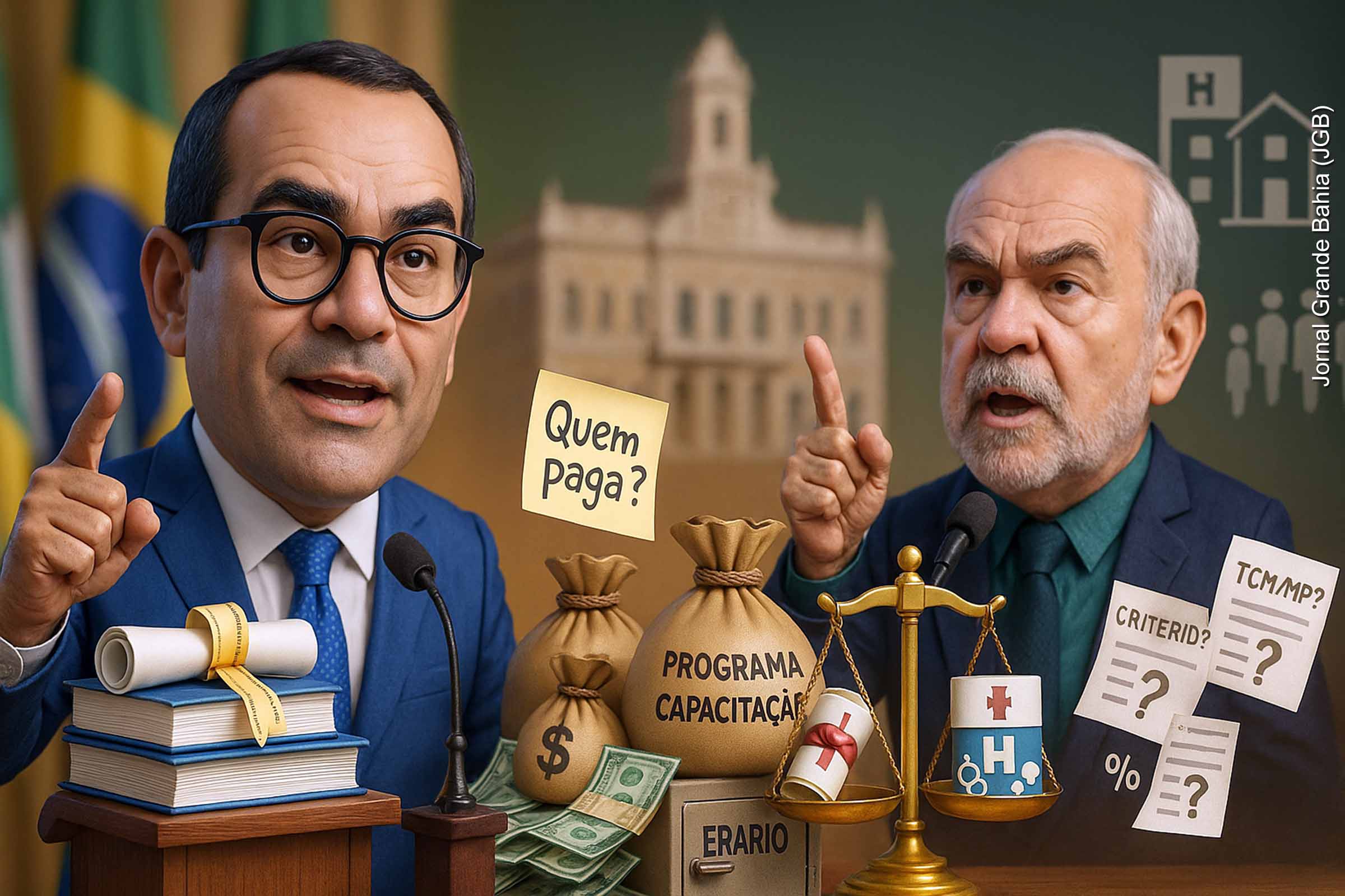 Bolsa-pistolão: Deputado Marcelino Galo cobra explicações do prefeito Bruno Reis sobre custeio de doutorado em Brasília