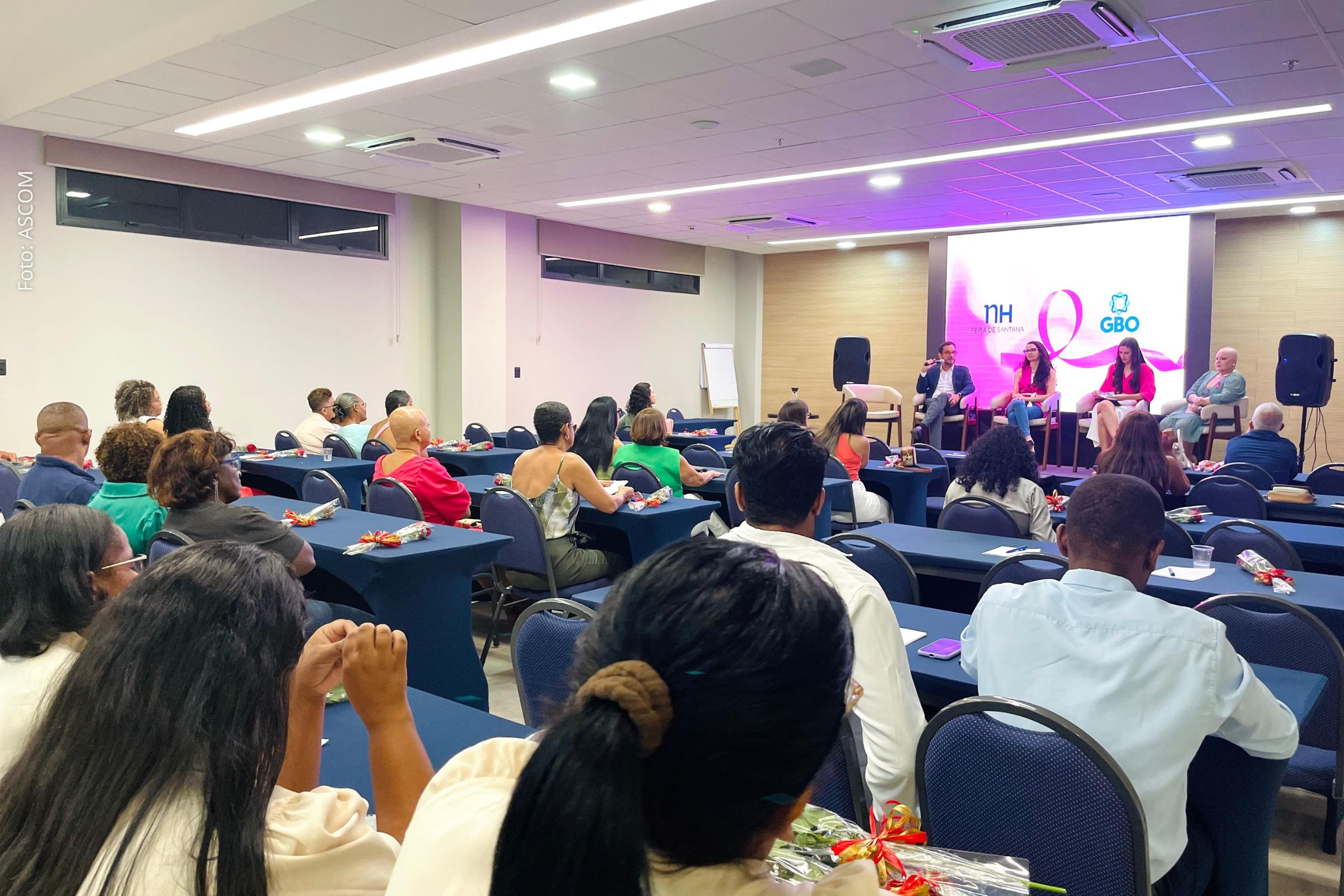 Evento gratuito promove troca de experiências entre especialistas e pacientes sobre prevenção e diagnóstico precoce do câncer de mama.