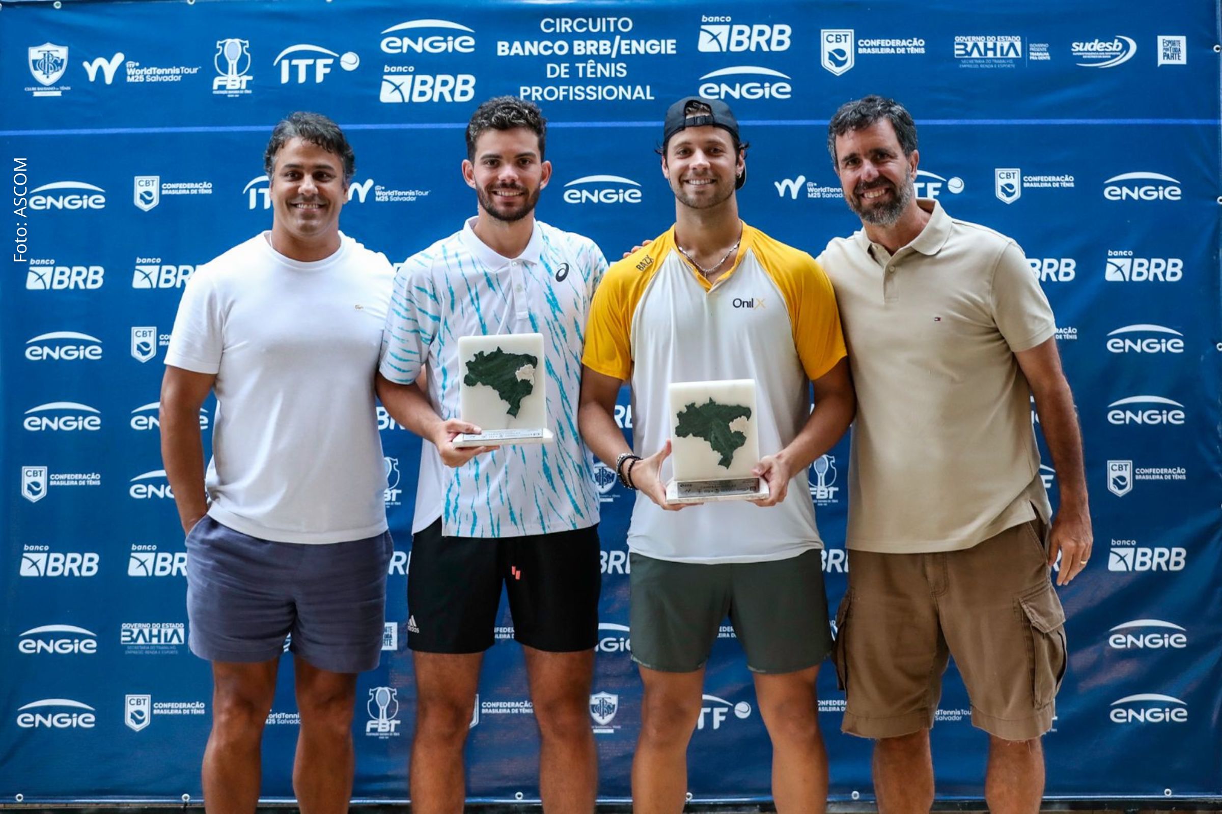 Natan Rodrigues conquista primeiro título profissional nas duplas do M25 de Salvador