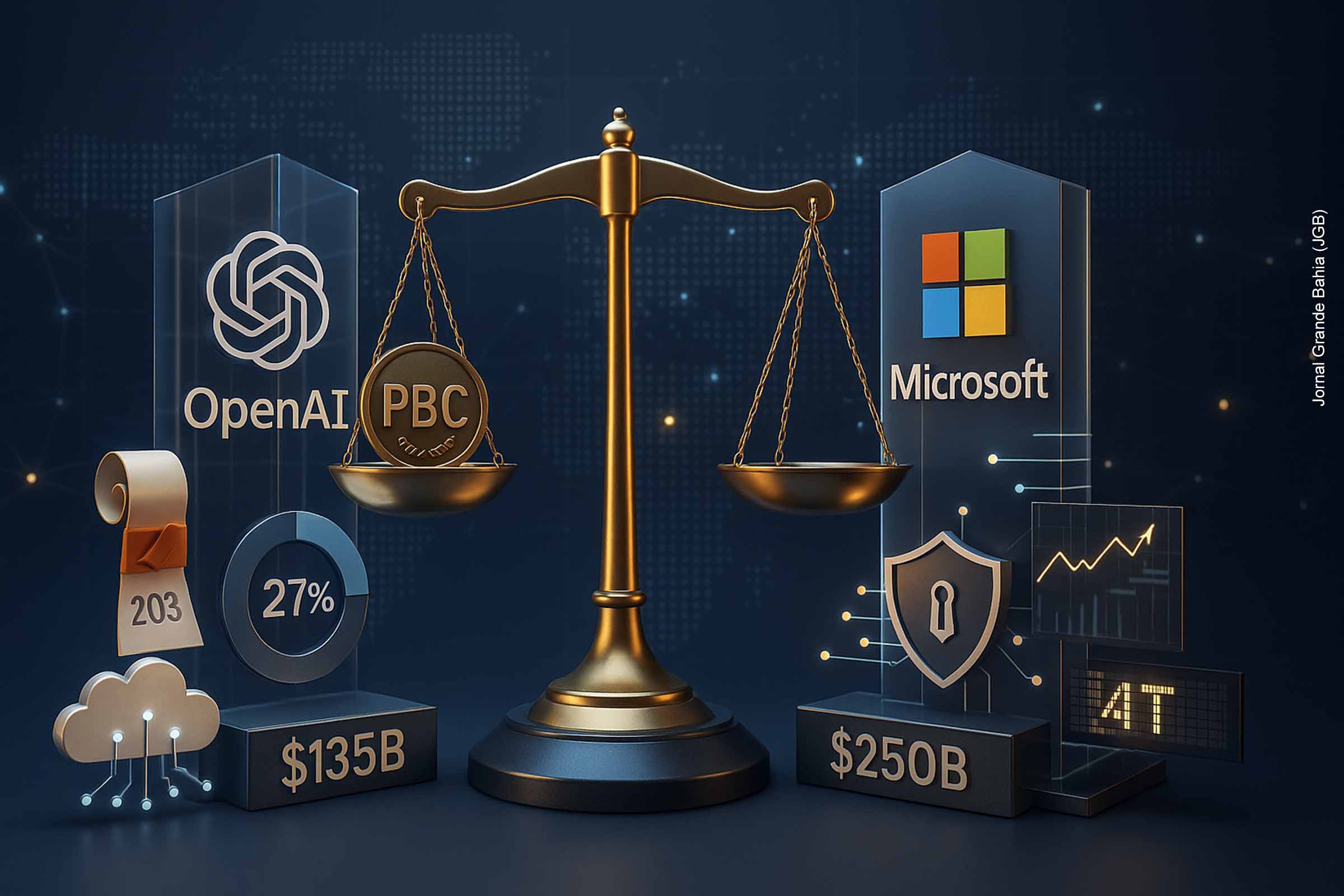 OpenAI se torna corporação de benefício público e amplia parceria estratégica com a Microsoft