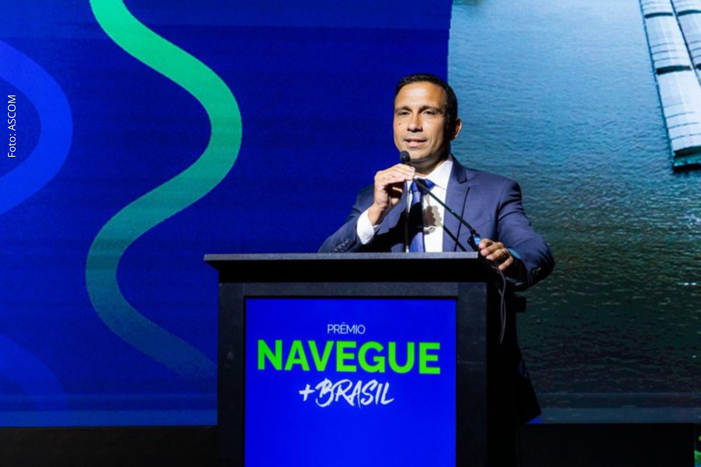 Novo secretário substitui Dino Antunes Batista e reforça políticas voltadas à navegação interior e desenvolvimento logístico.