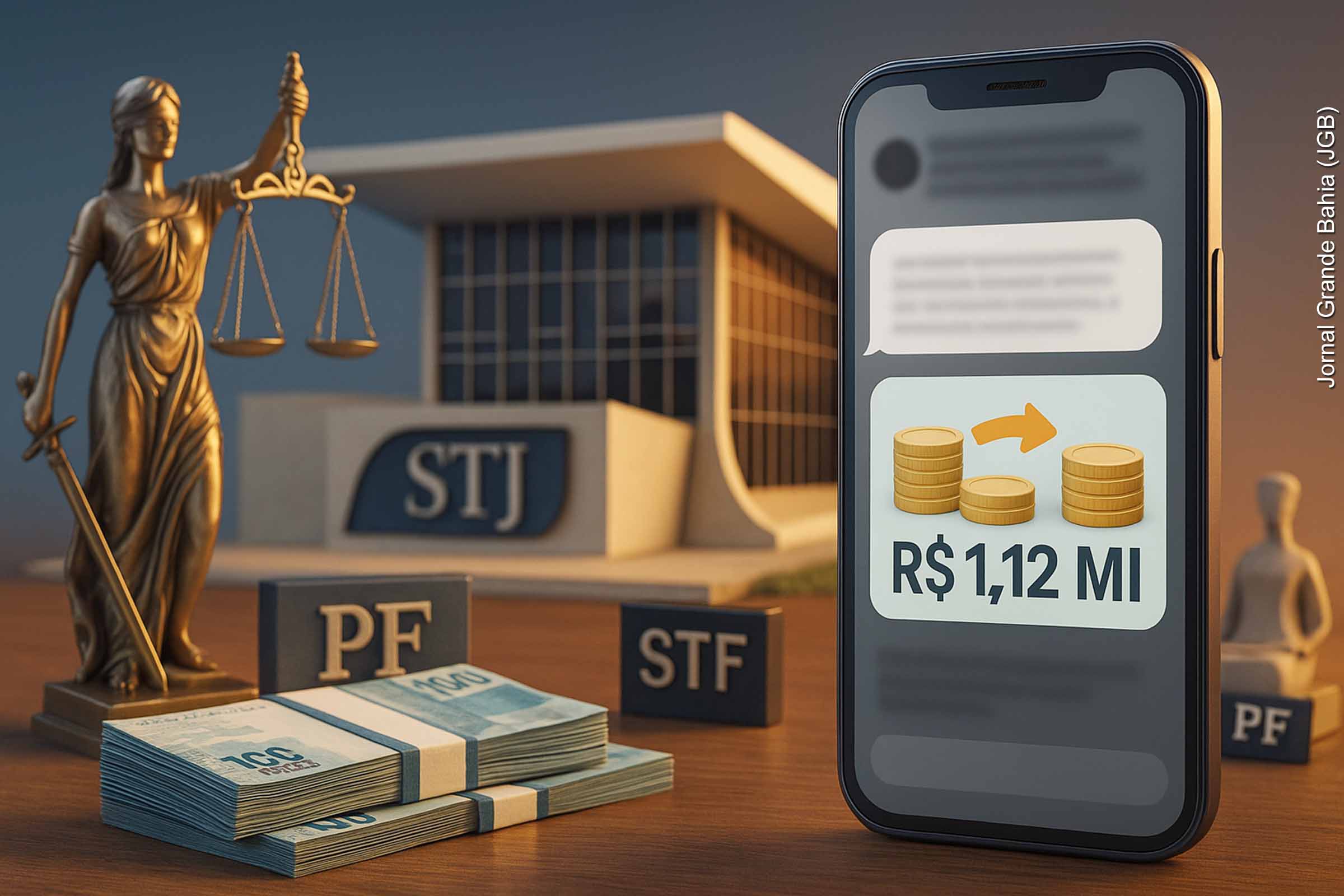Caso Sisamnes: PF identifica mensagem sobre suposto repasse de R$ 1,12 milhão à filha de ministro do STJ em celular de lobista investigado