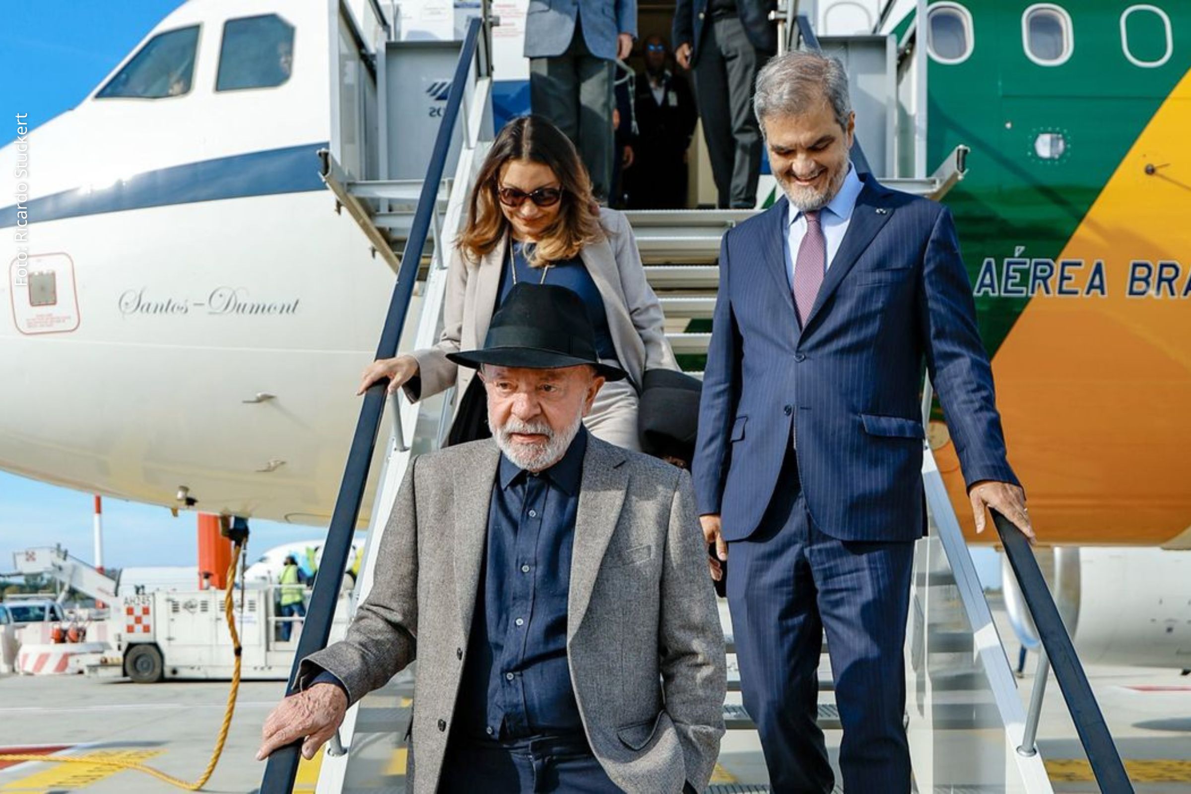 Presidente Lula chega a Roma para encontro com Papa Leão XIV e Fórum Mundial da Alimentação da FAO