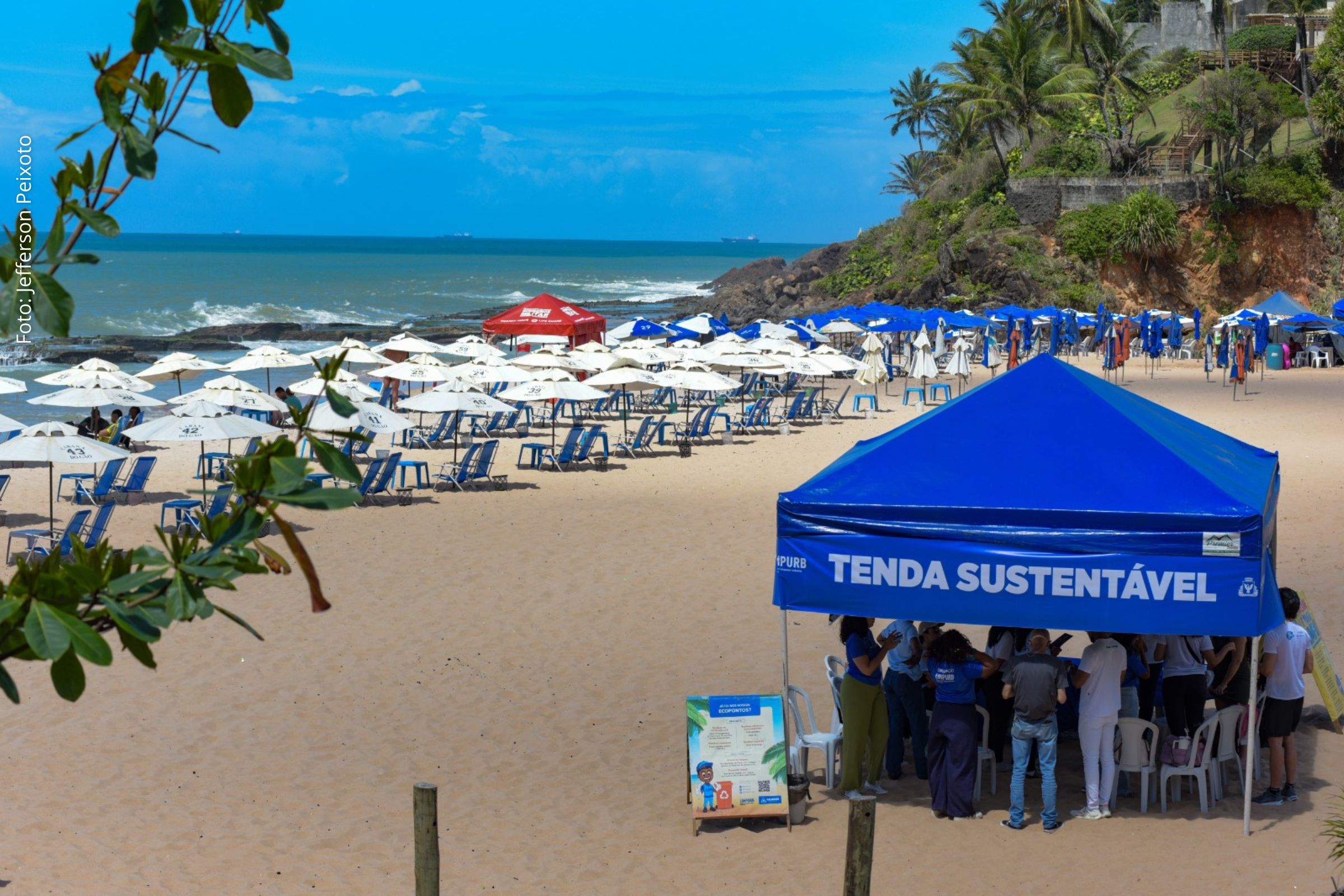 Prefeitura de Salvador amplia ações do projeto Praia Verde com iniciativa sustentável na Praia da Paciência