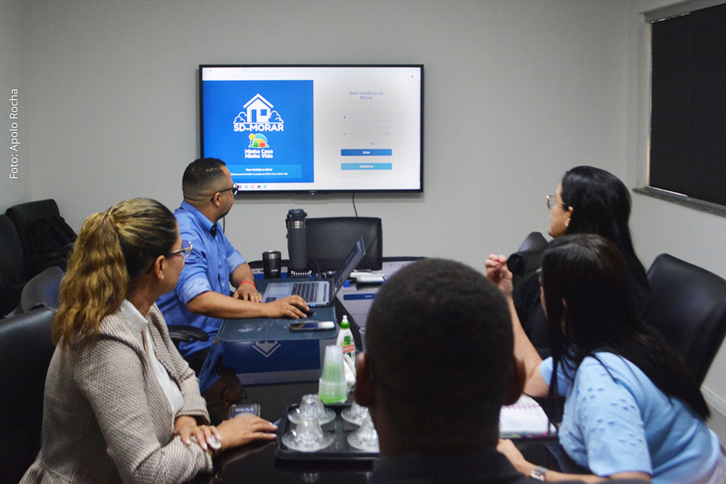 SEHAB de Feira de Santana recebe equipe técnica de Caetité para troca de experiências sobre o programa Minha Casa, Minha Vida