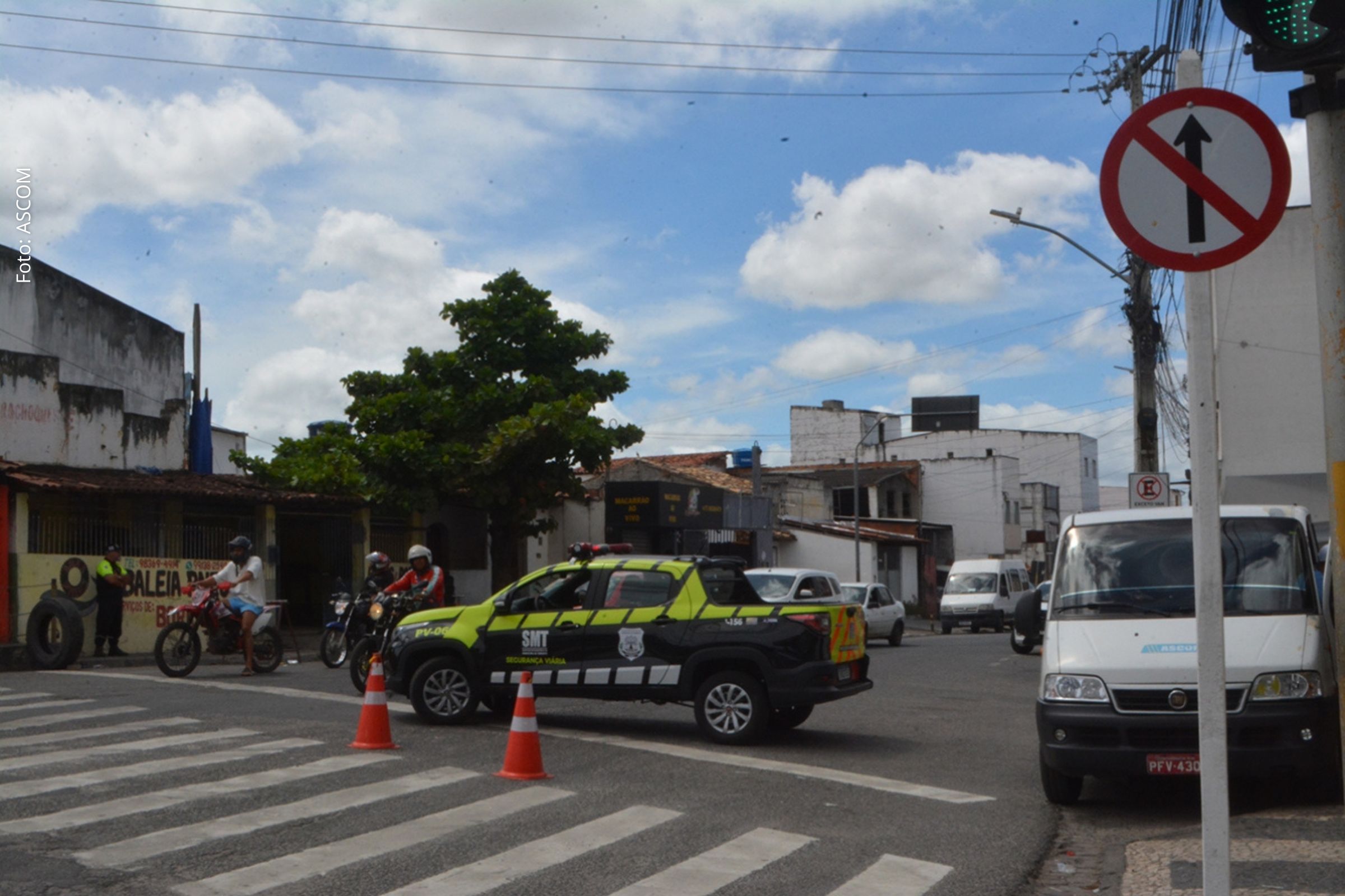Alteração promovida pela SMT busca melhorar a fluidez e a segurança viária na região da Chácara São Cosme.