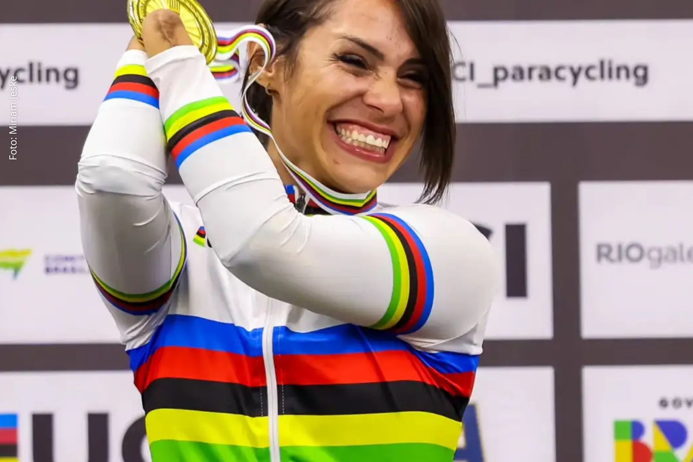 Velocista paralímpica brasileira bate marca histórica no Campeonato Mundial no Rio de Janeiro.