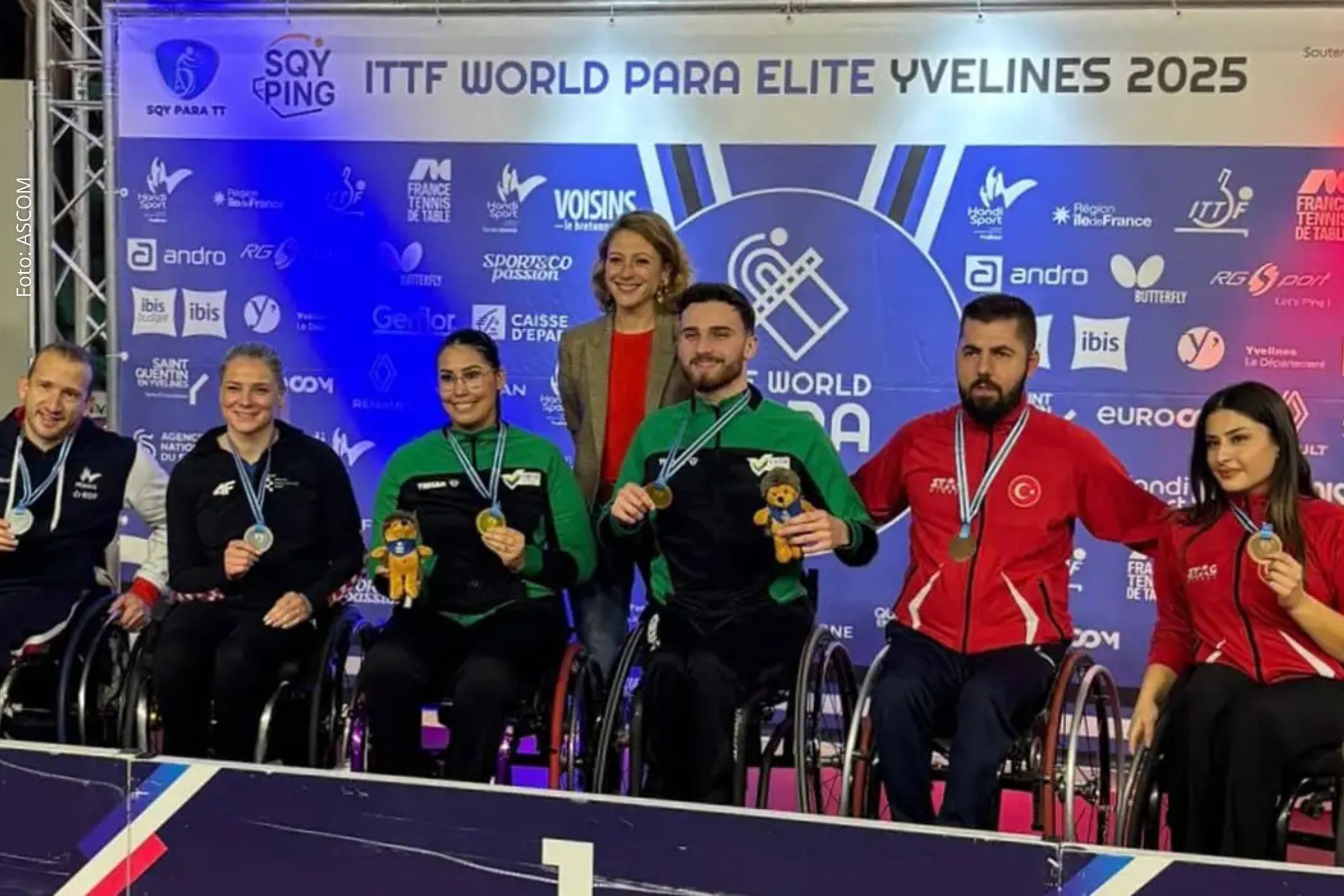 Thais Severo conquista ouro e prata no tênis de mesa paralímpico na França