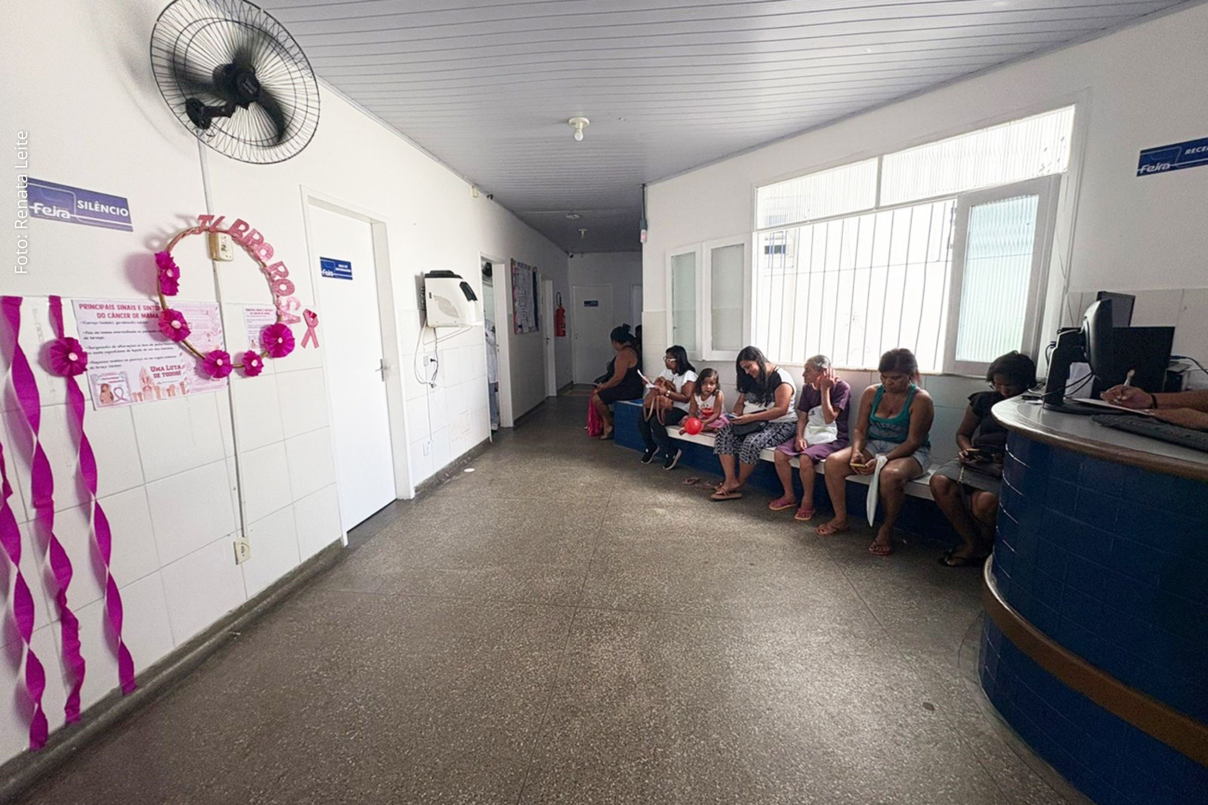 Reestruturação inclui manutenção elétrica, hidráulica e pintura, com reforço da campanha de prevenção ao câncer de mama.