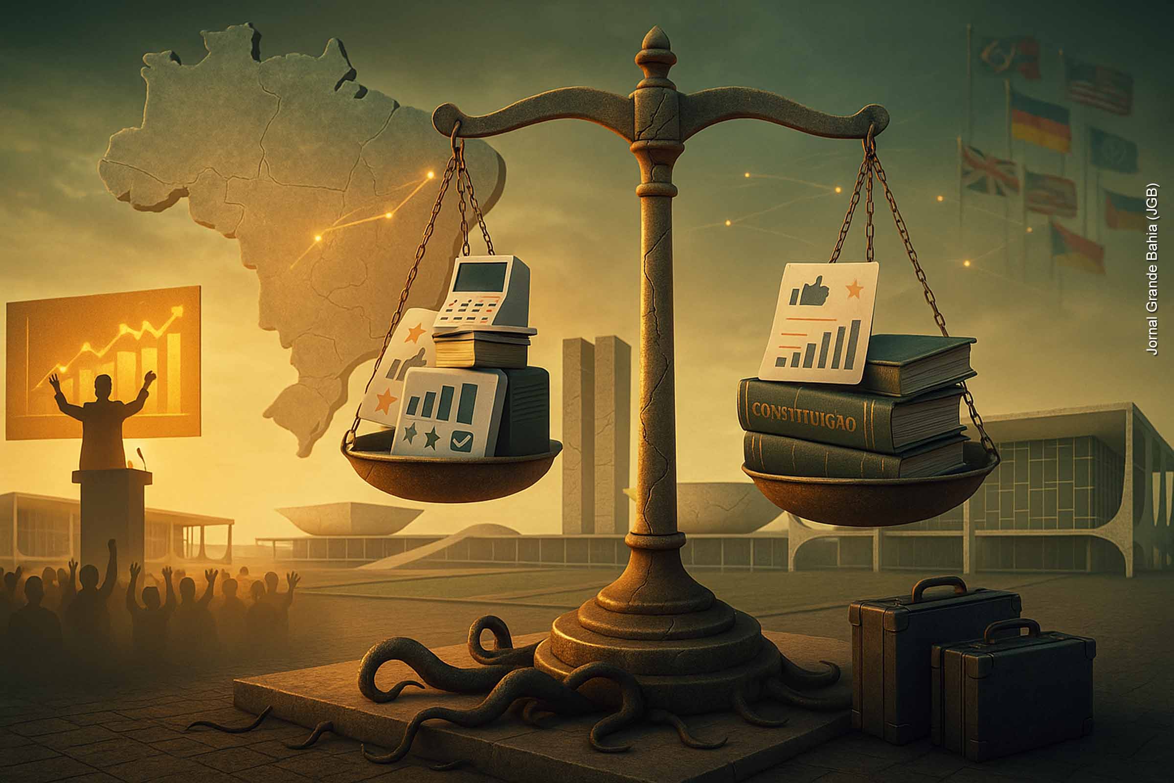 Crise de popularidade, isolamento internacional e acusações de imoralidade: Escritor Joaci Góes faz diagnóstico político que reacende debate sobre o Brasil no mundo