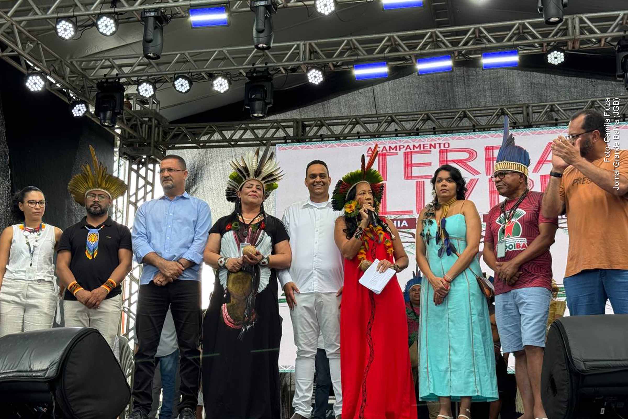 Bahia Sem Fome reforça compromisso com povos indígenas na abertura do 7º Acampamento Terra Livre em Salvador